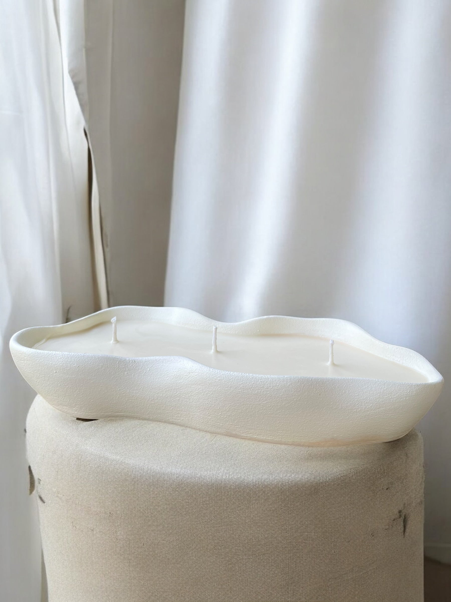 Irregular Oval Candle Bowl