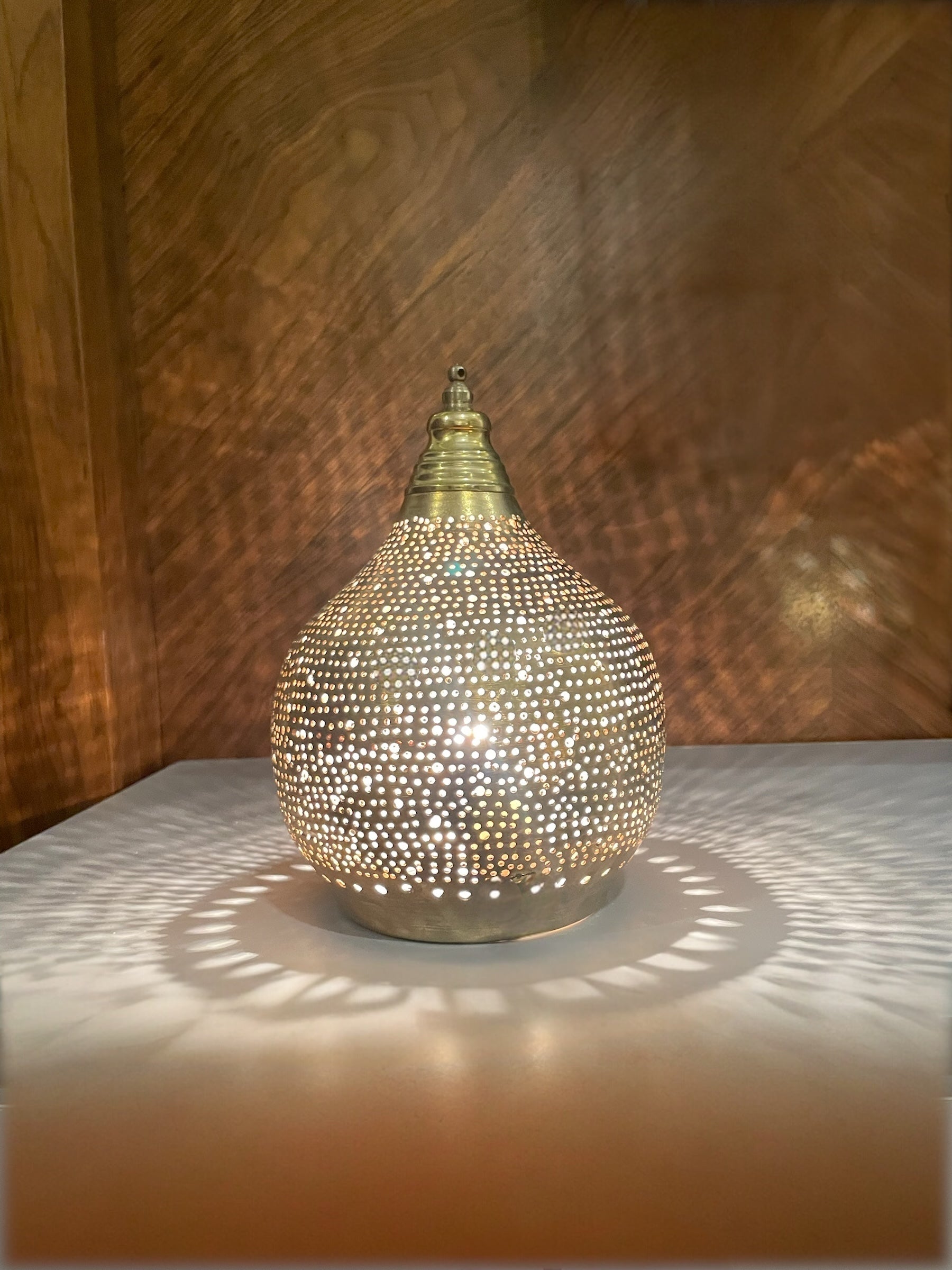 1001 Nights Handmade Gold Table Lamp