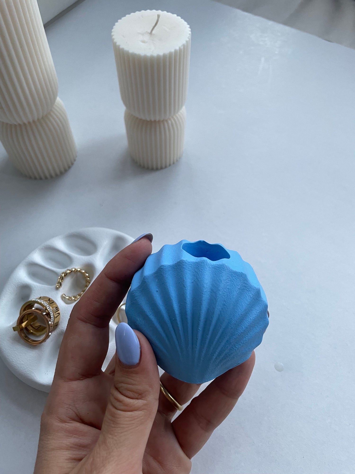 Seashell Candle Holder