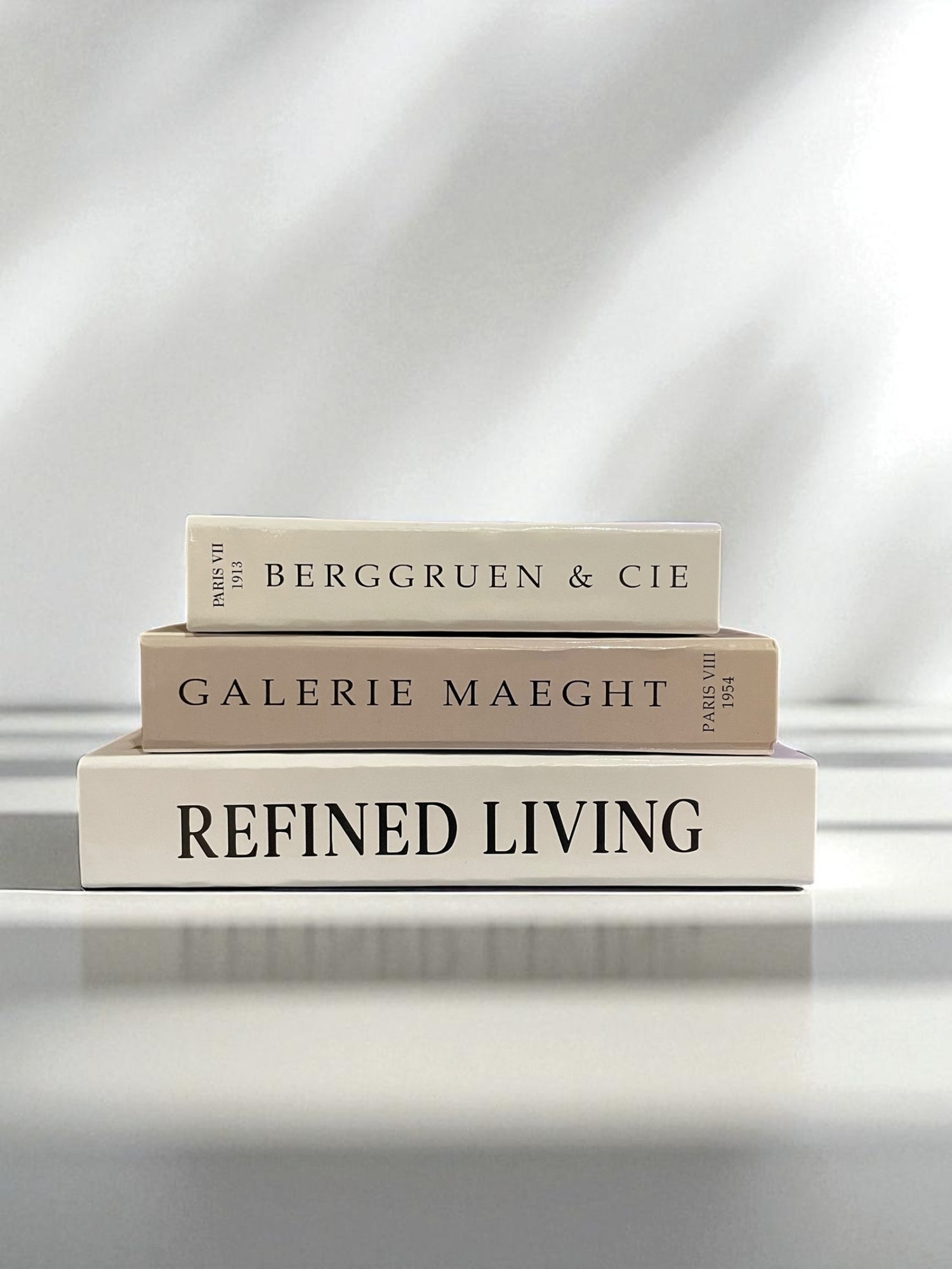 Earthy Neutral Fake Books Set