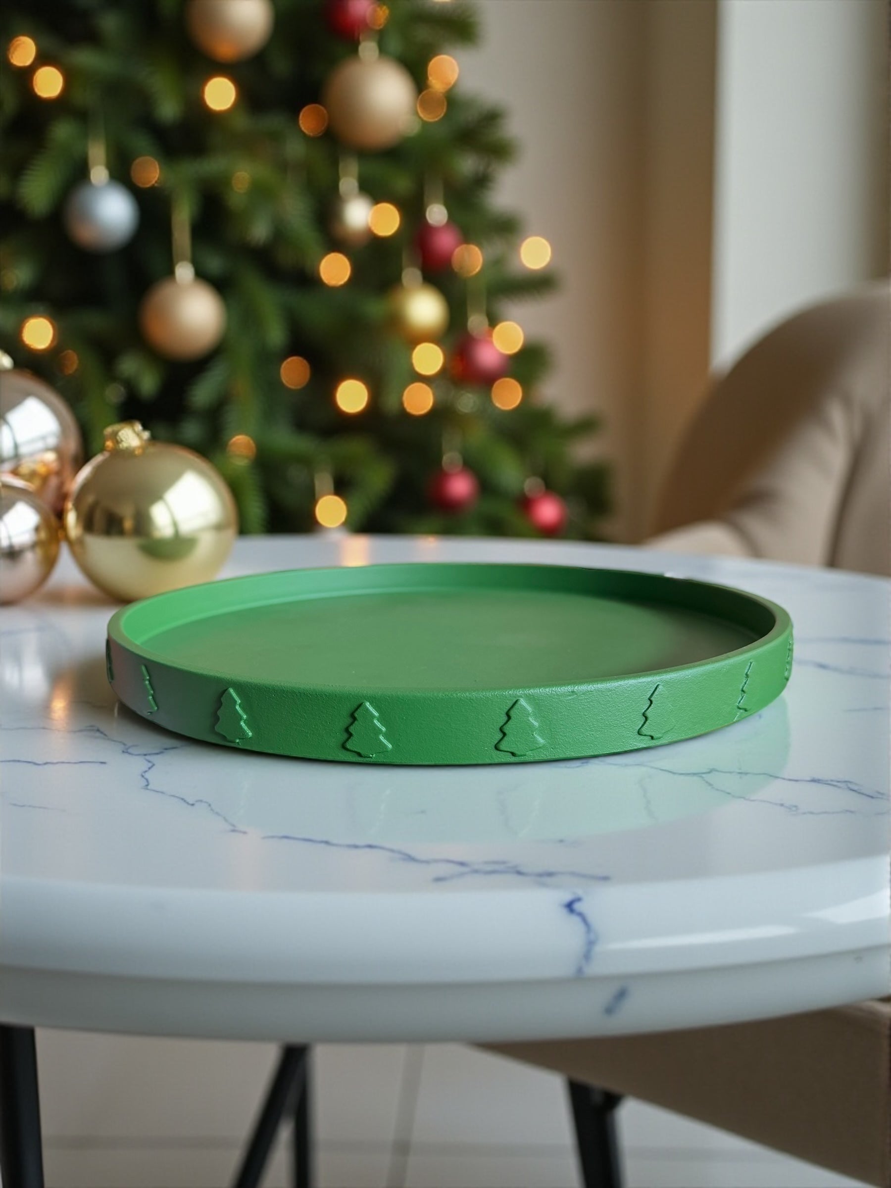 Christmas Round Tray