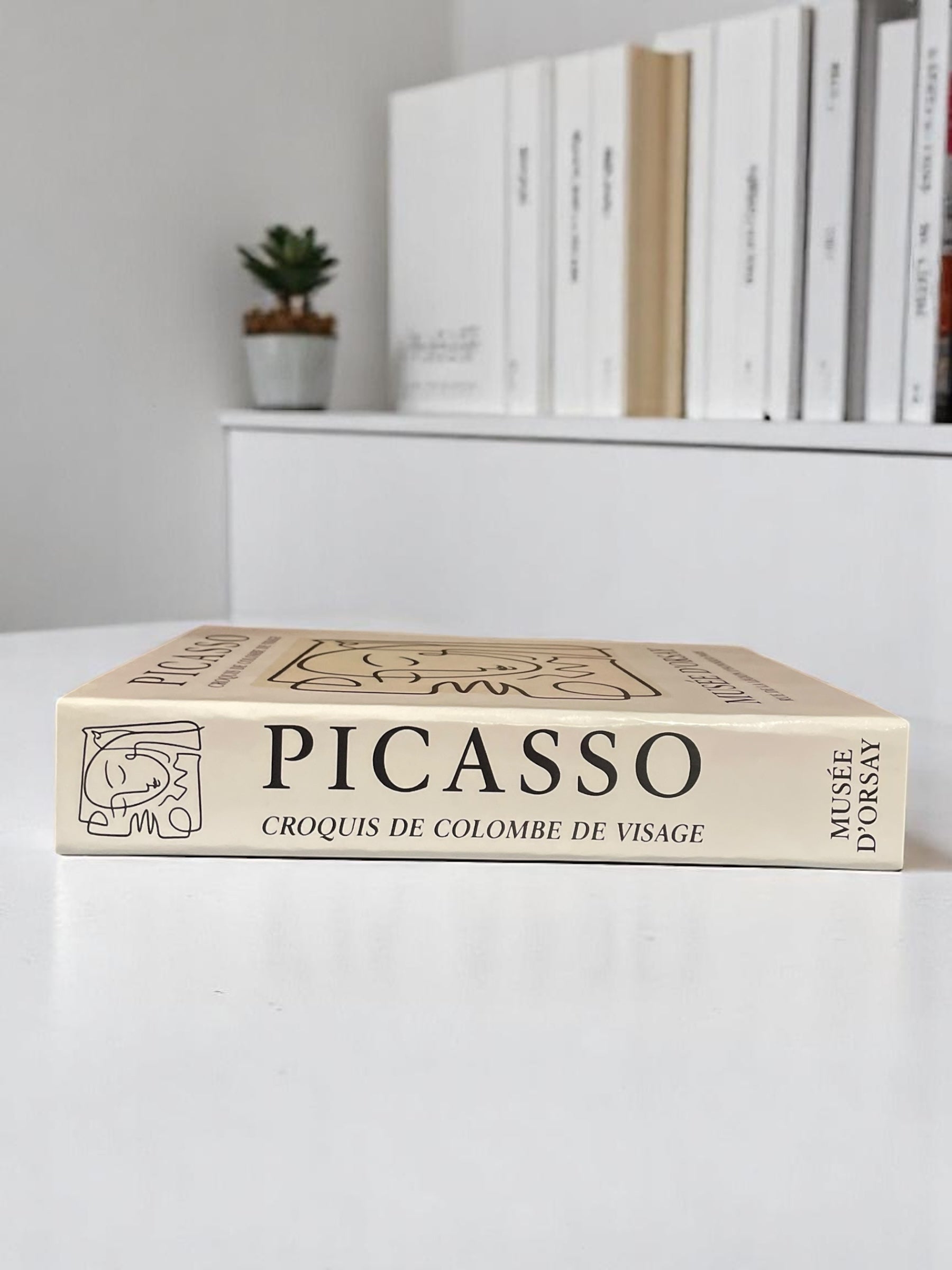 Large Cubist Picasso Faux Book