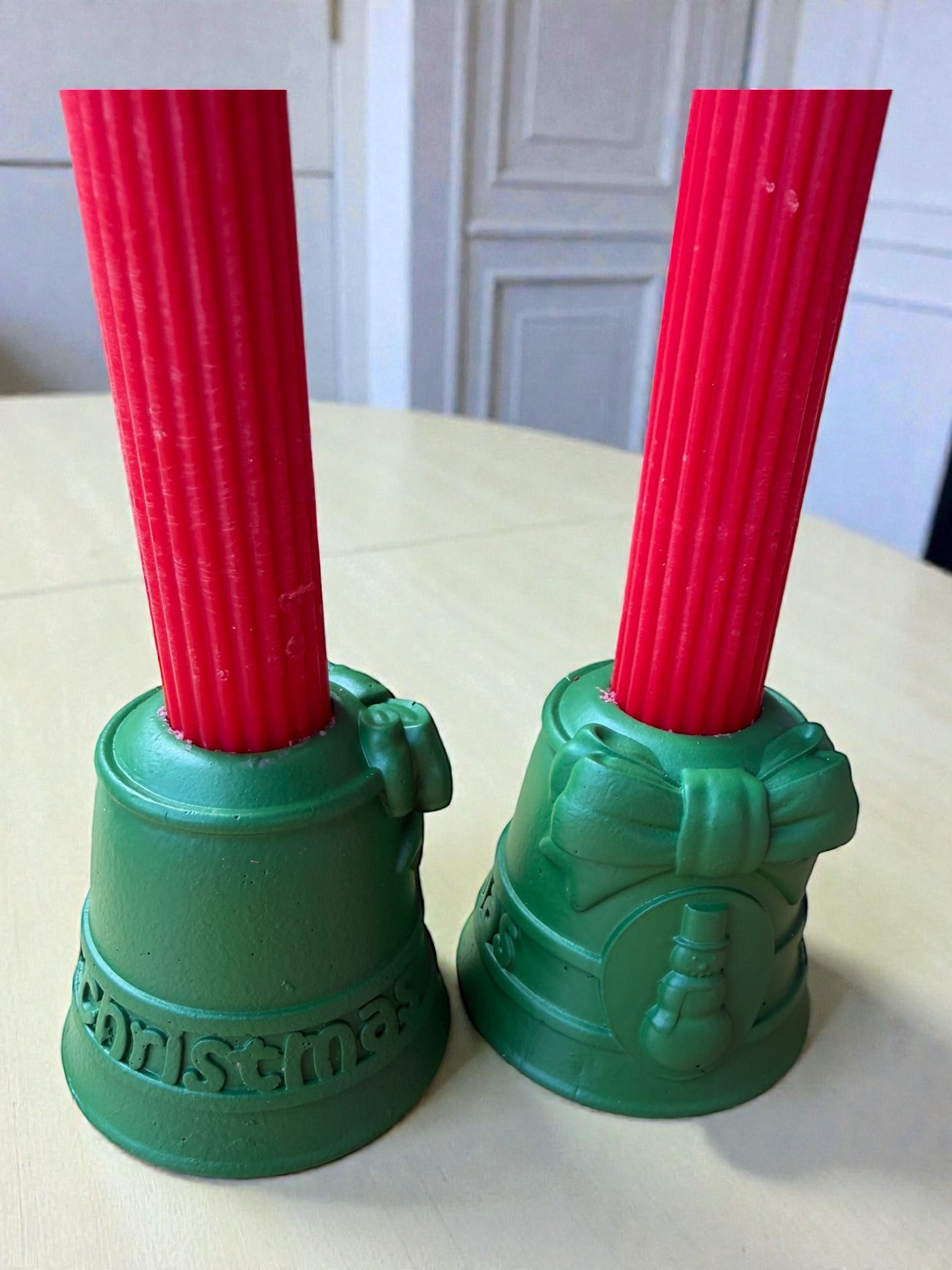 Holly Jolly Candle Holders