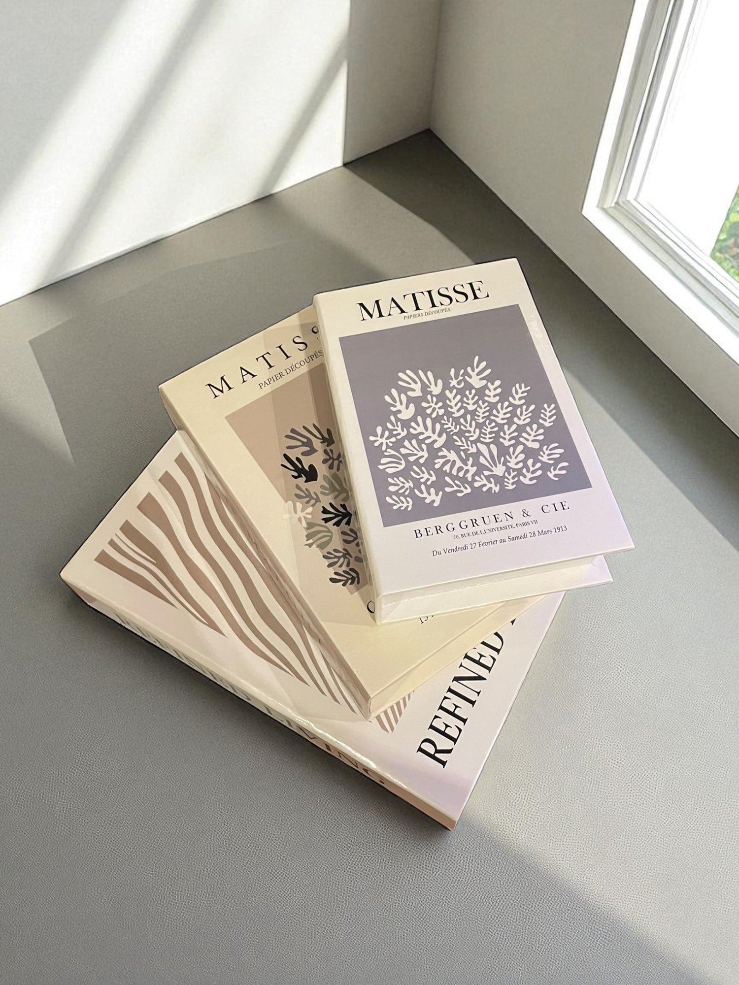 Earthy Neutral Fake Books Set