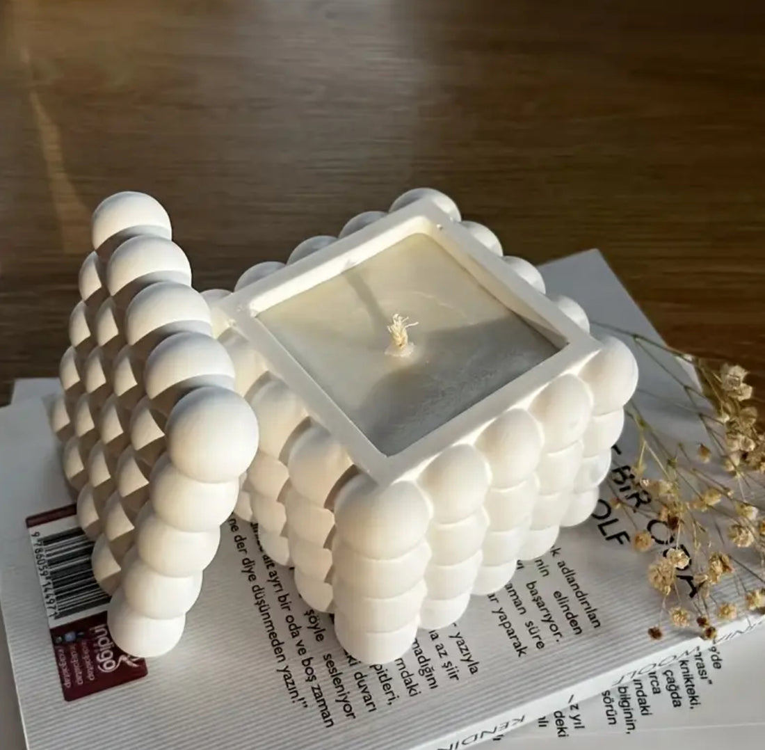 Cube Bubble Candle Box