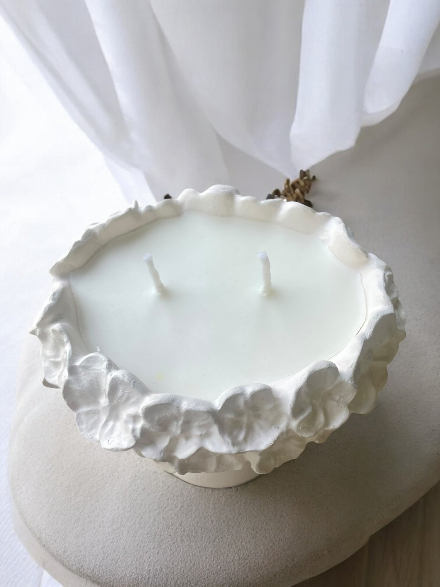 Whimsical Candle Statue