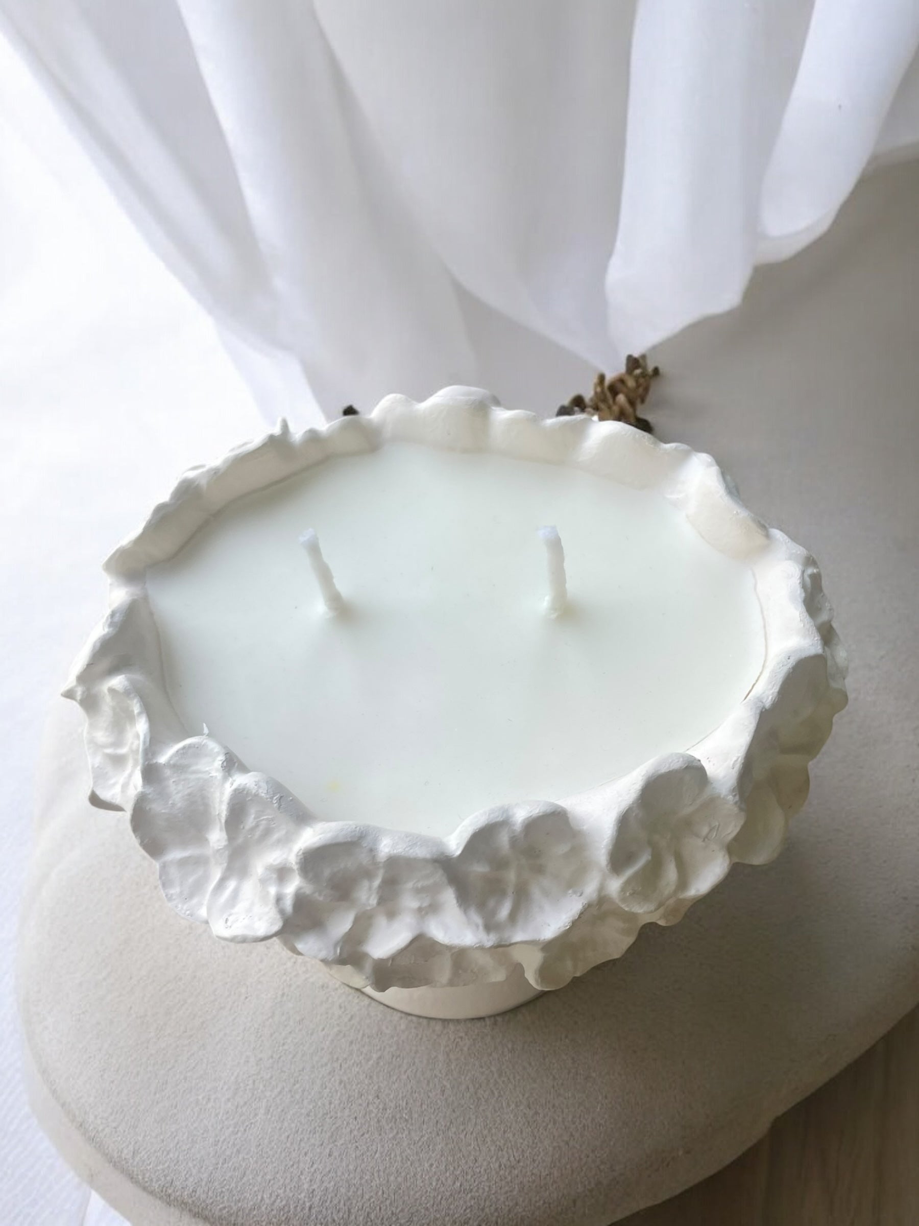 Whimsical Candle Statue