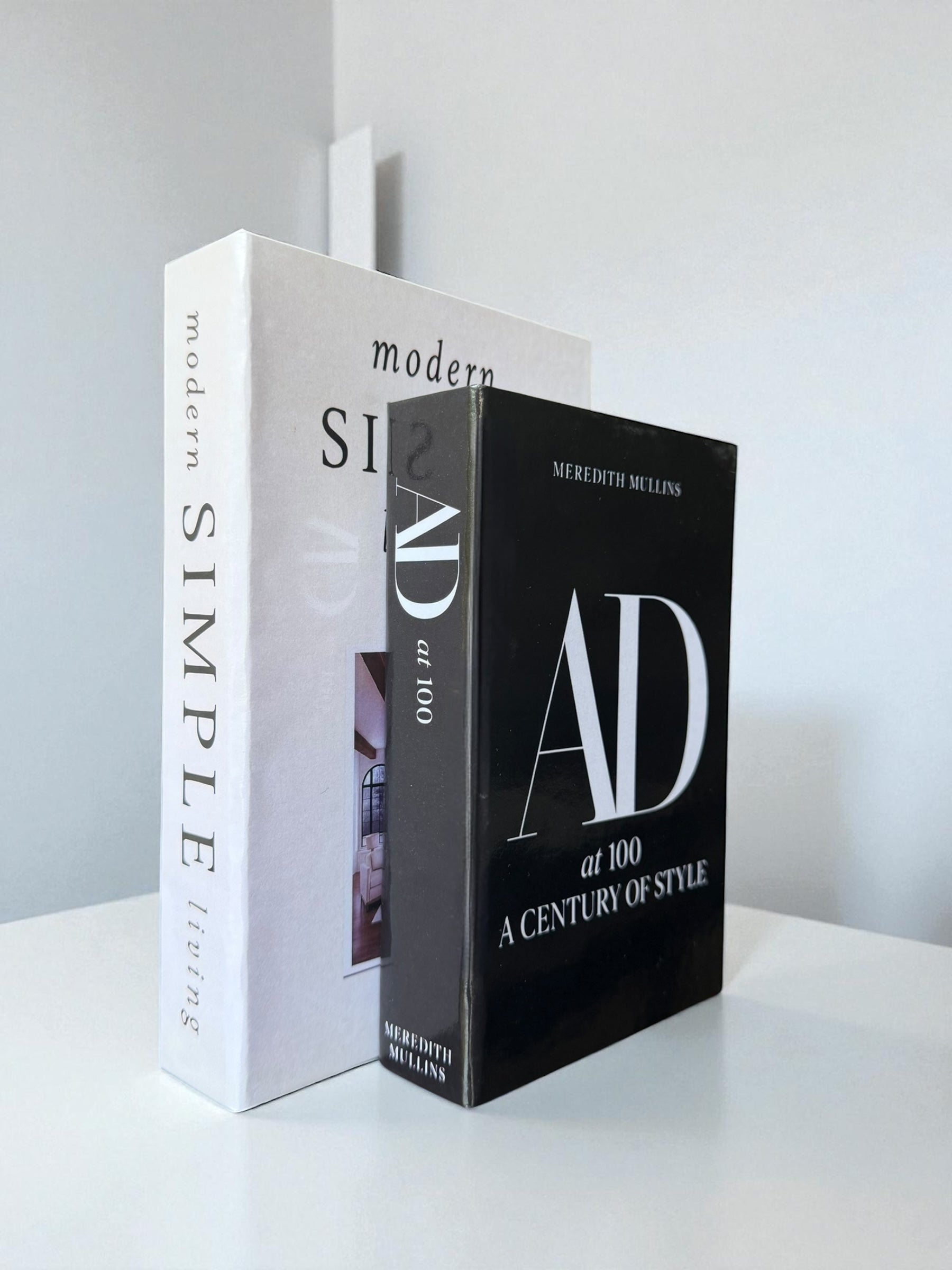 Minimalist & Modern Faux Books