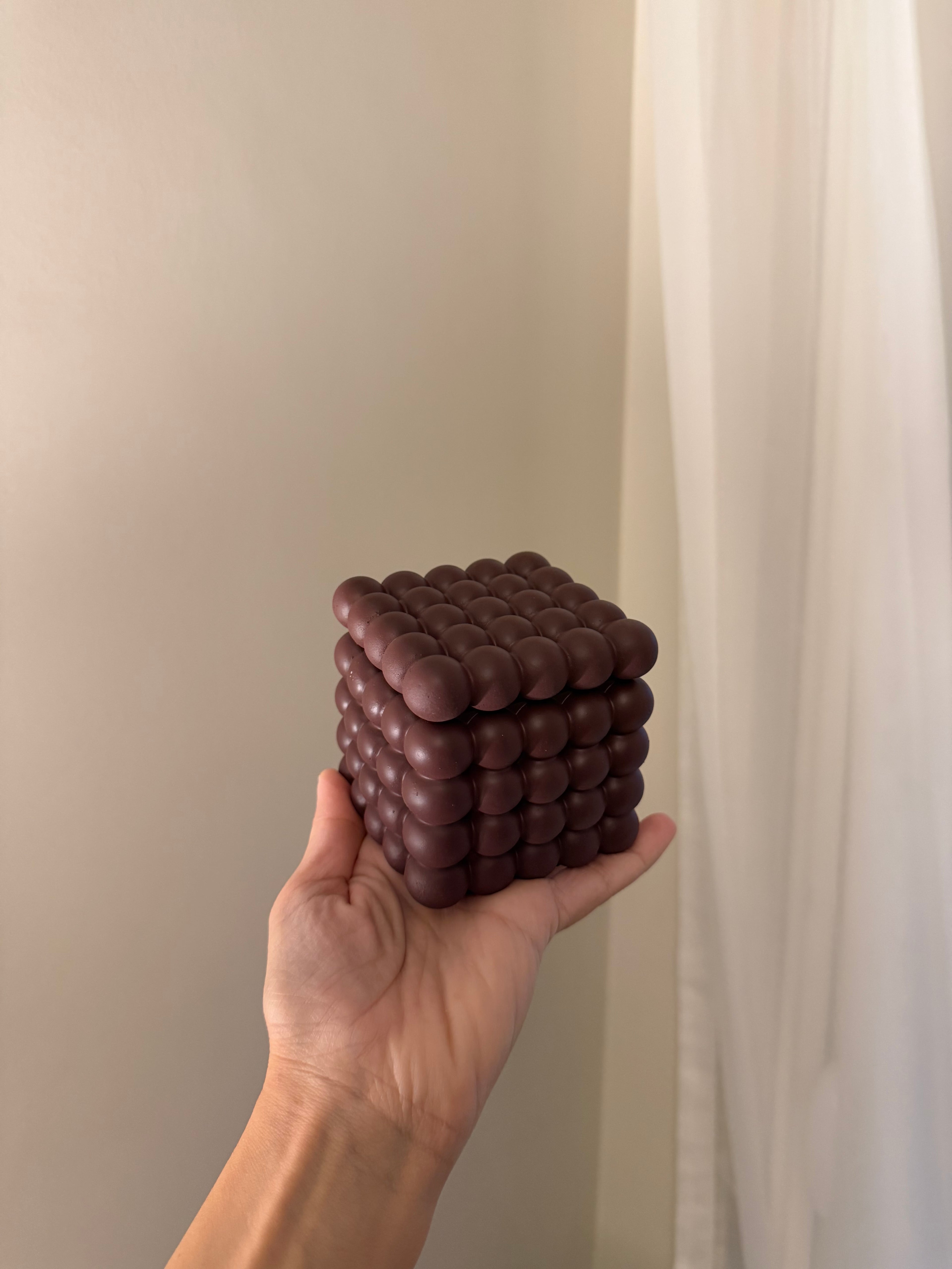 Cube Bubble Candle Box
