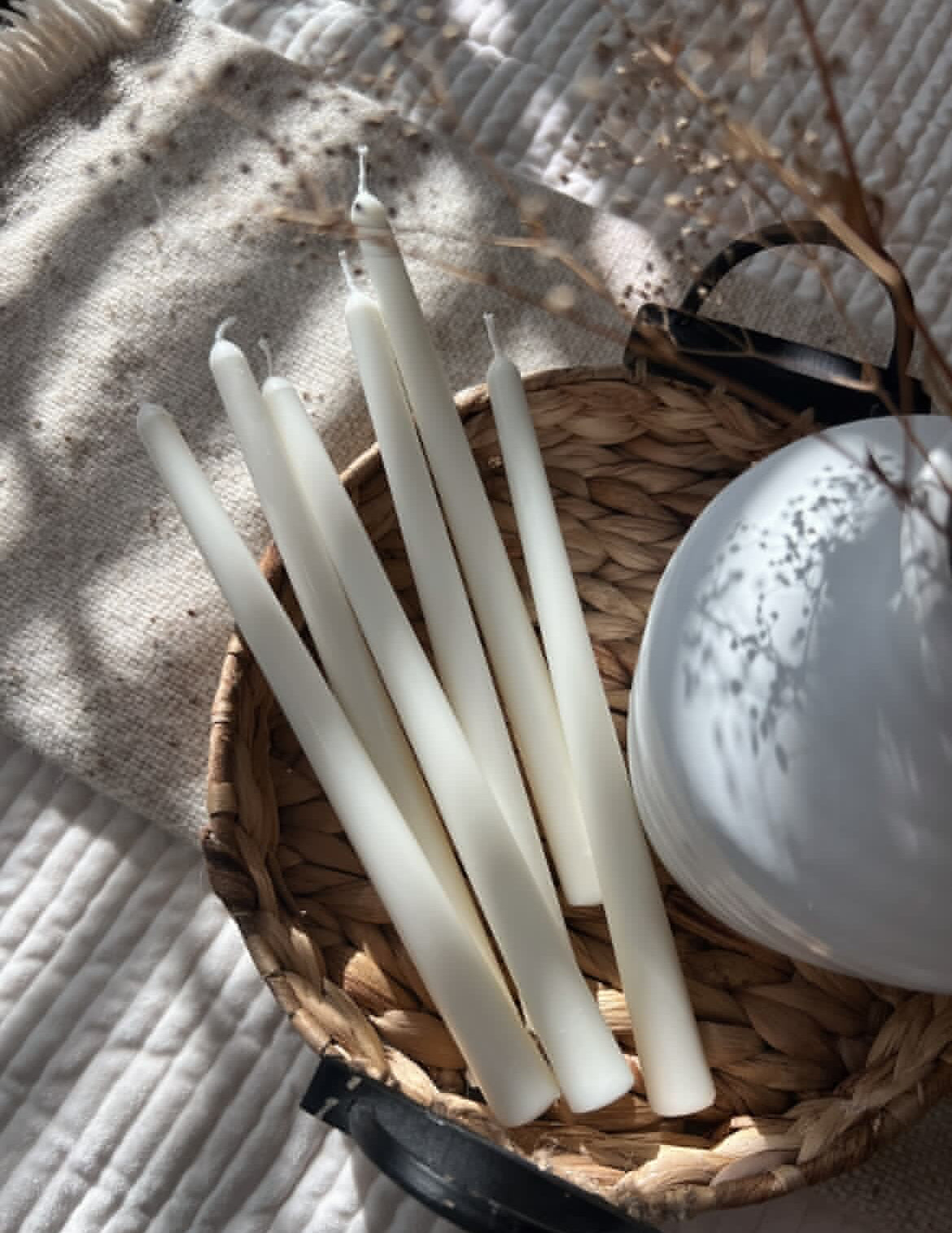 Two Simple Taper Candles