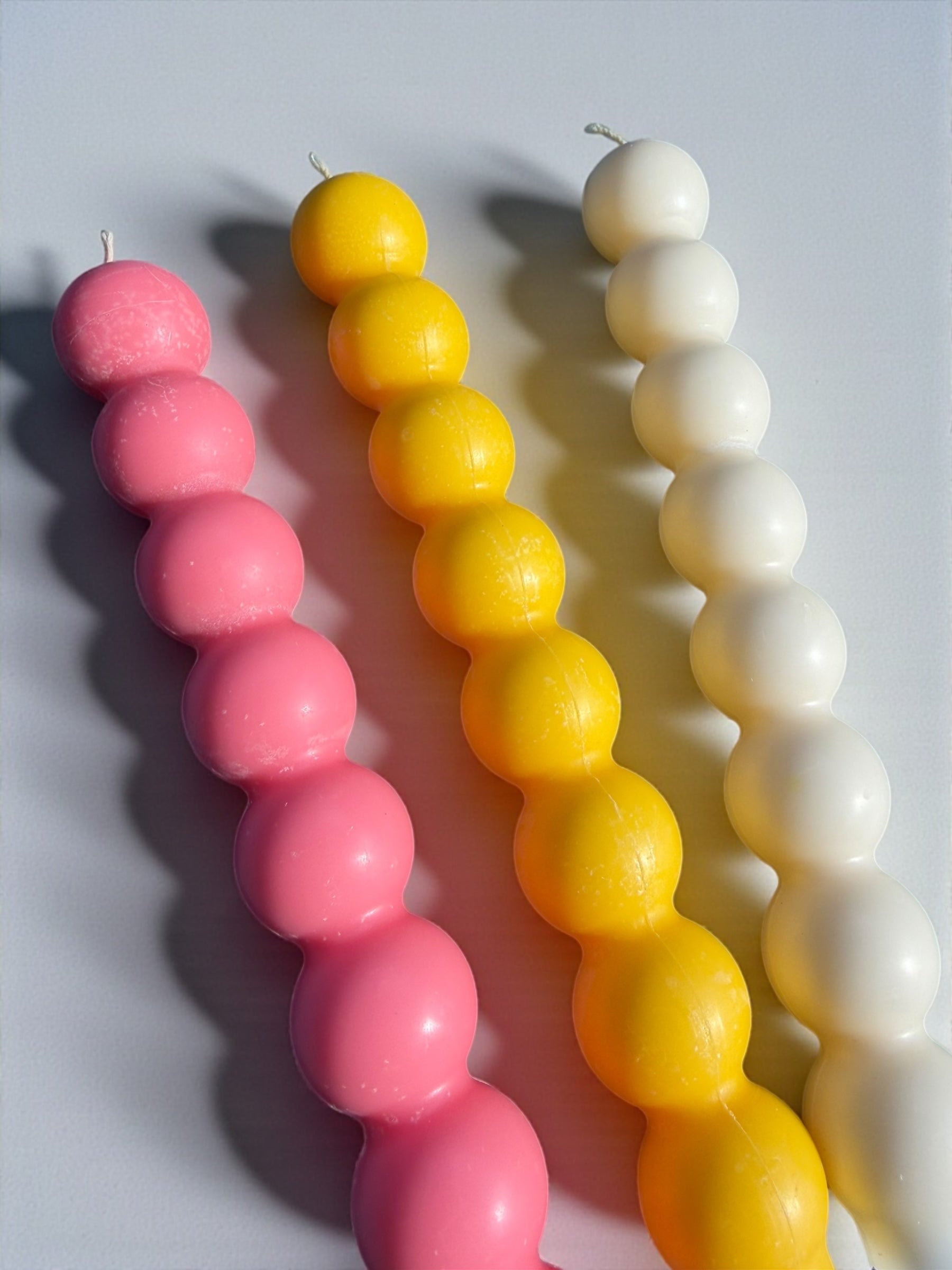 Two Bobbles Taper Candles