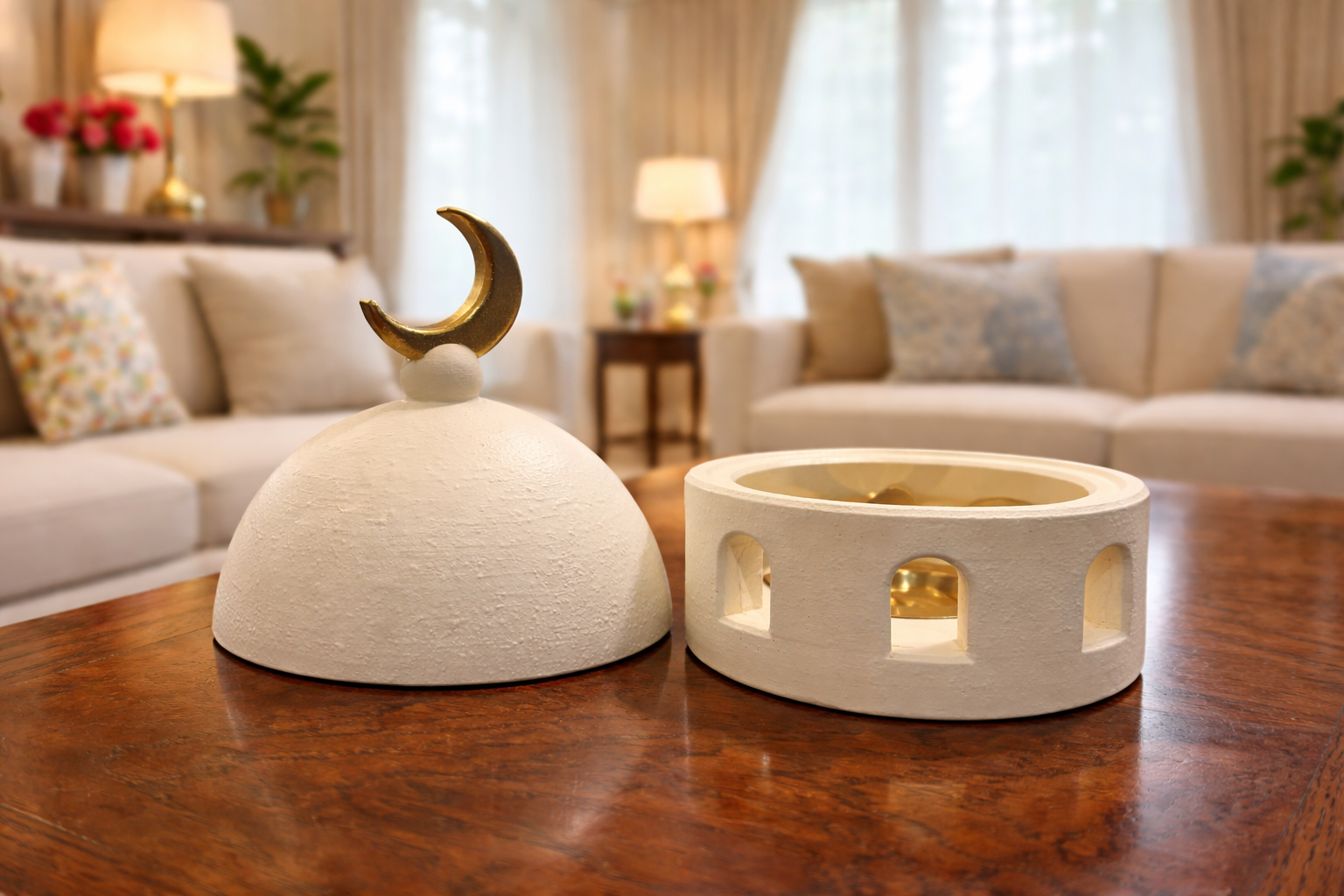 Crescent Bukhour Holder