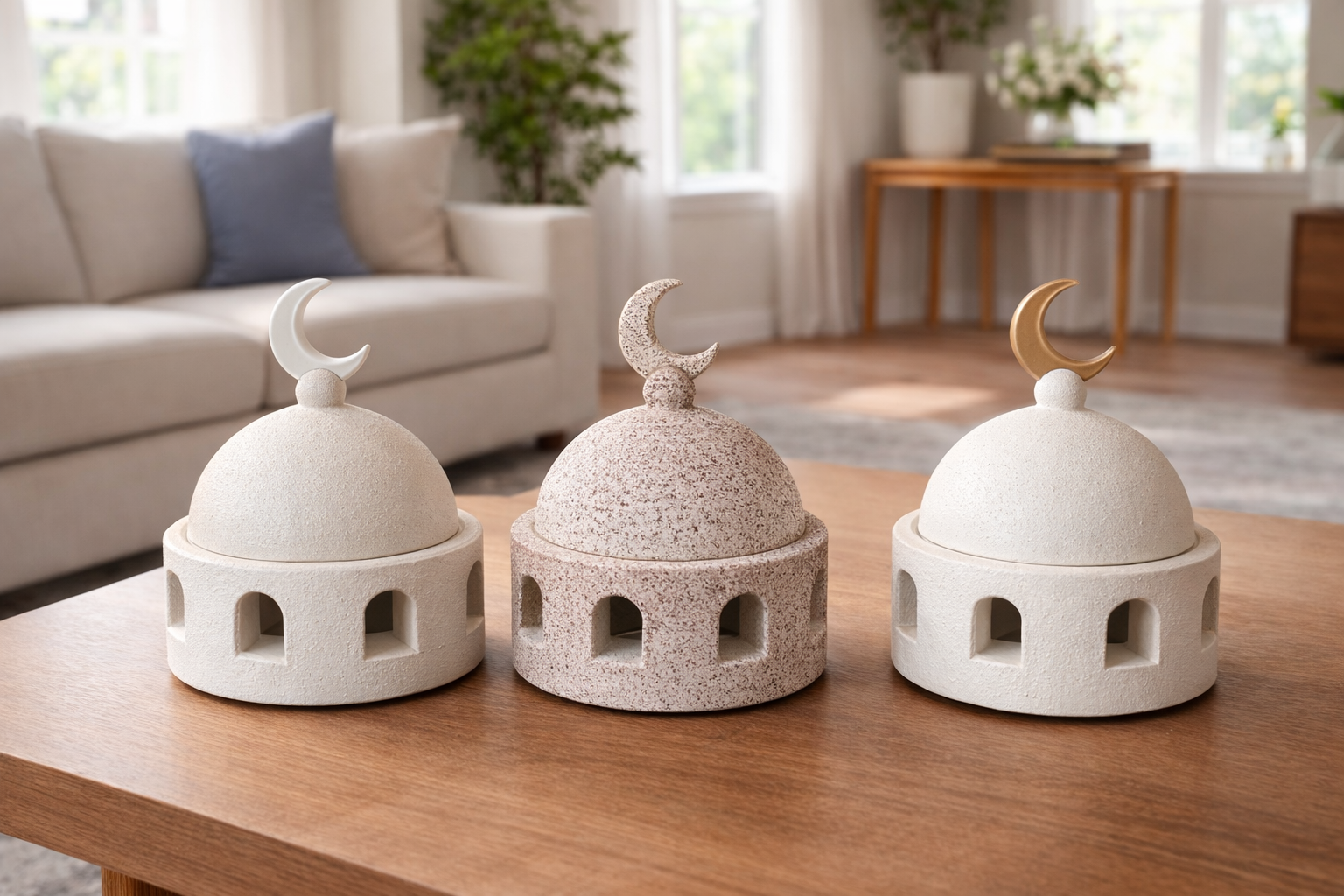 Crescent Bukhour Holder