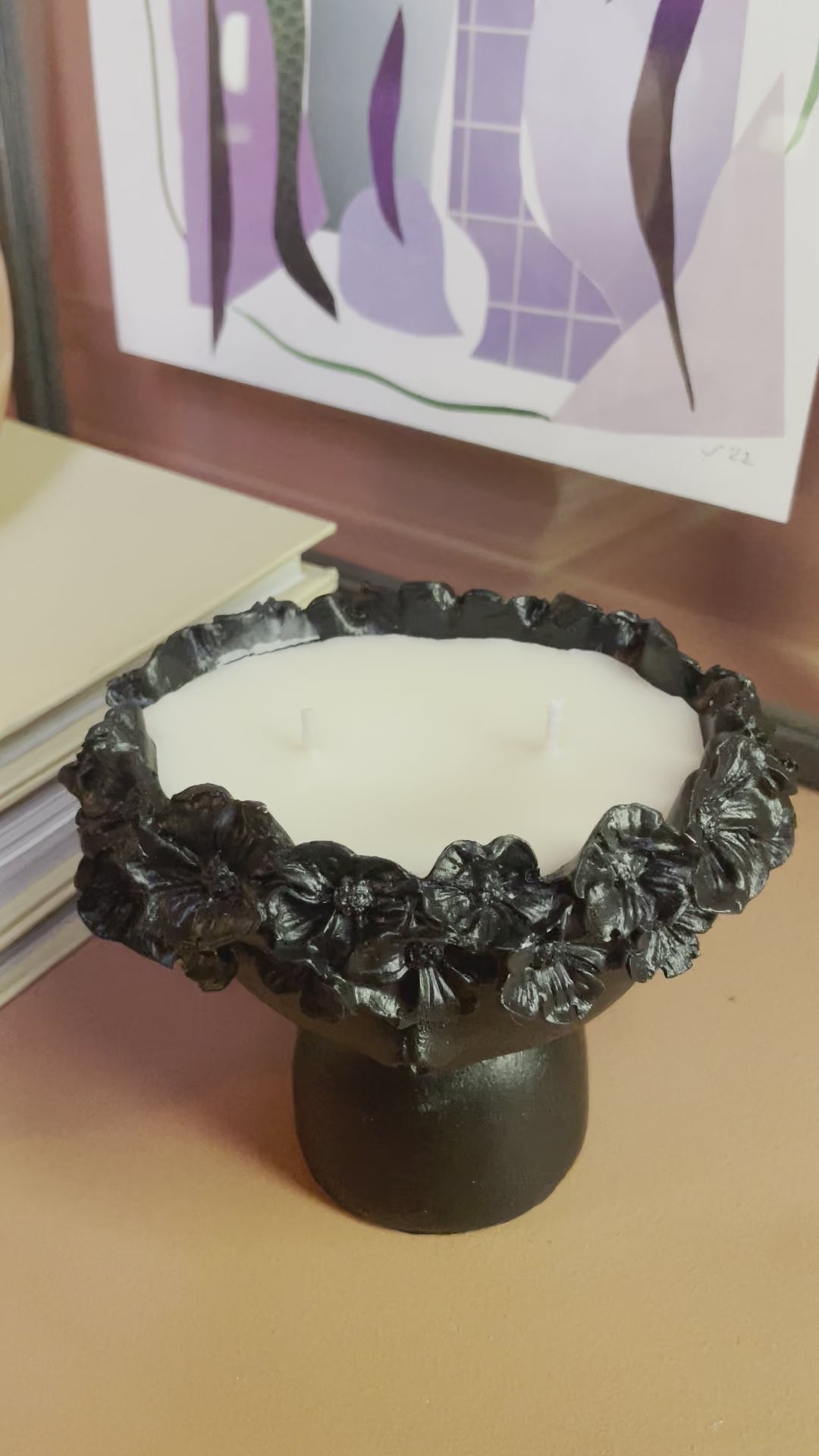 Bloom Muse Candle Pot Statue