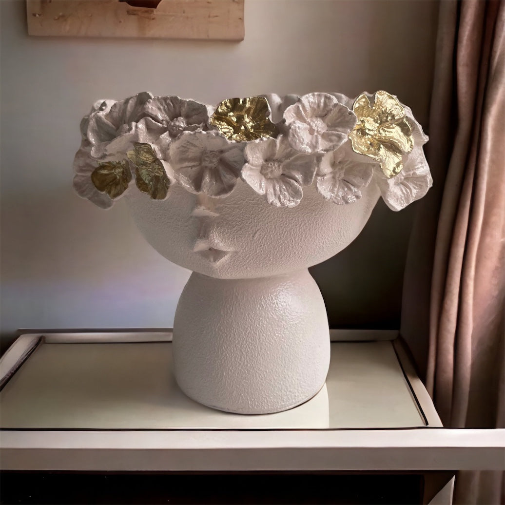 Bloom Muse Candle Pot Statue