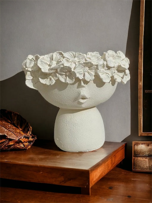 Bloom Muse Candle Pot Statue