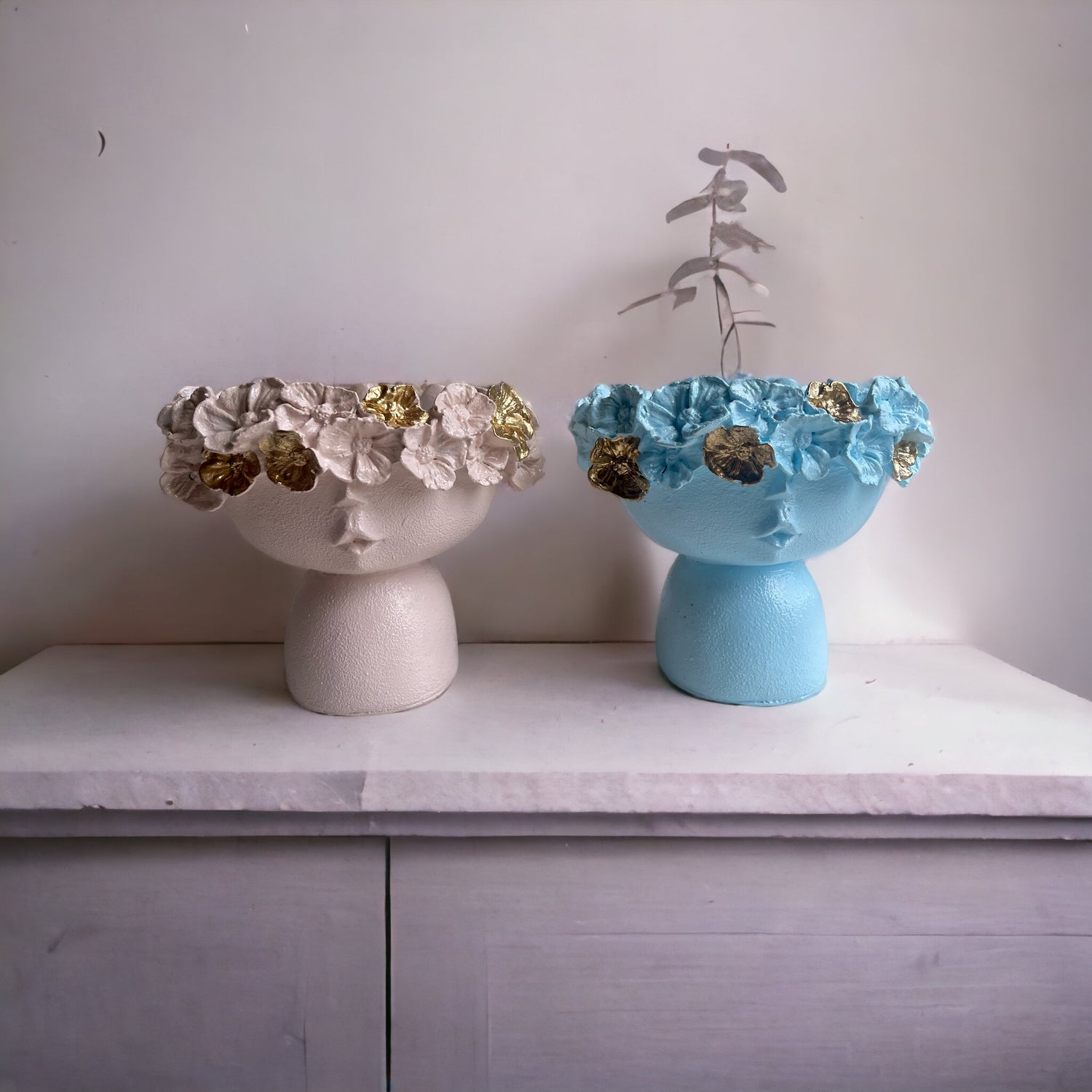 Bloom Muse Candle Pot Statue