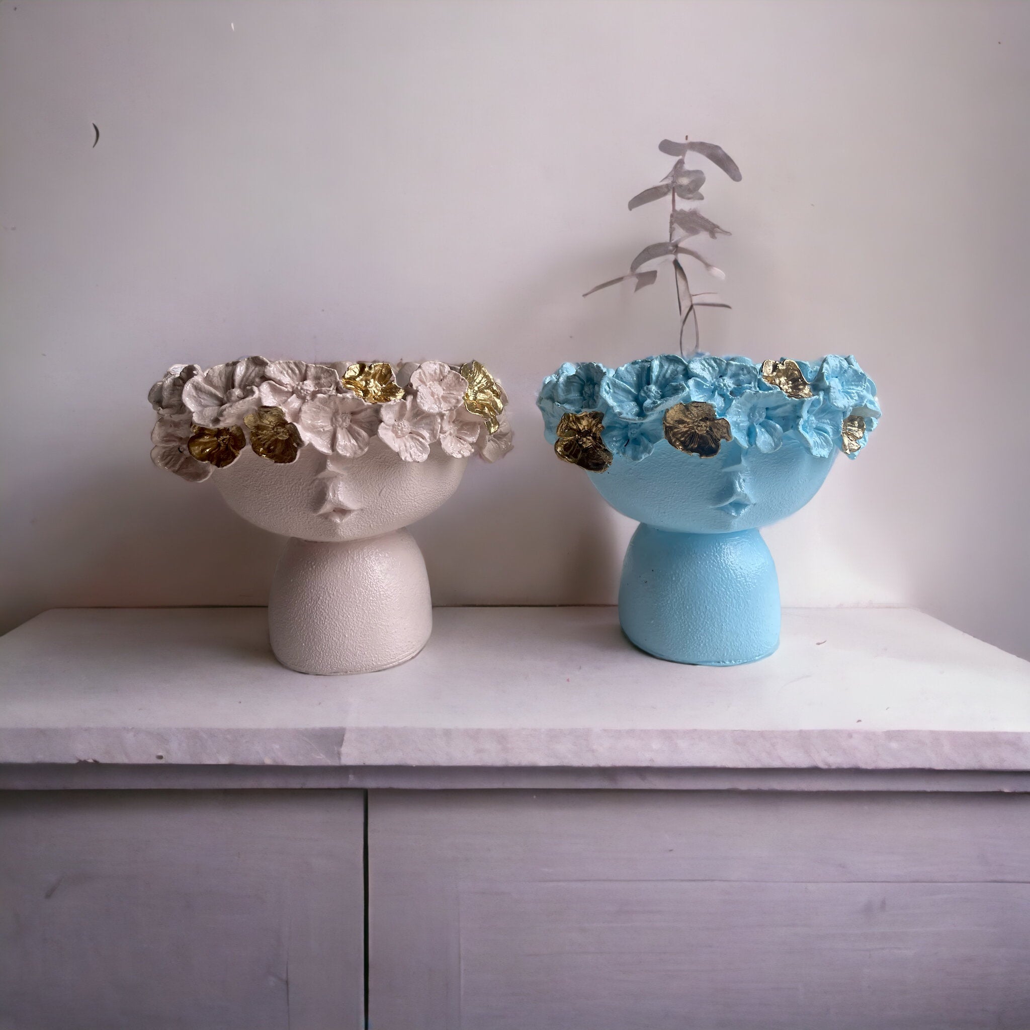 Bloom Muse Candle Pot Statue