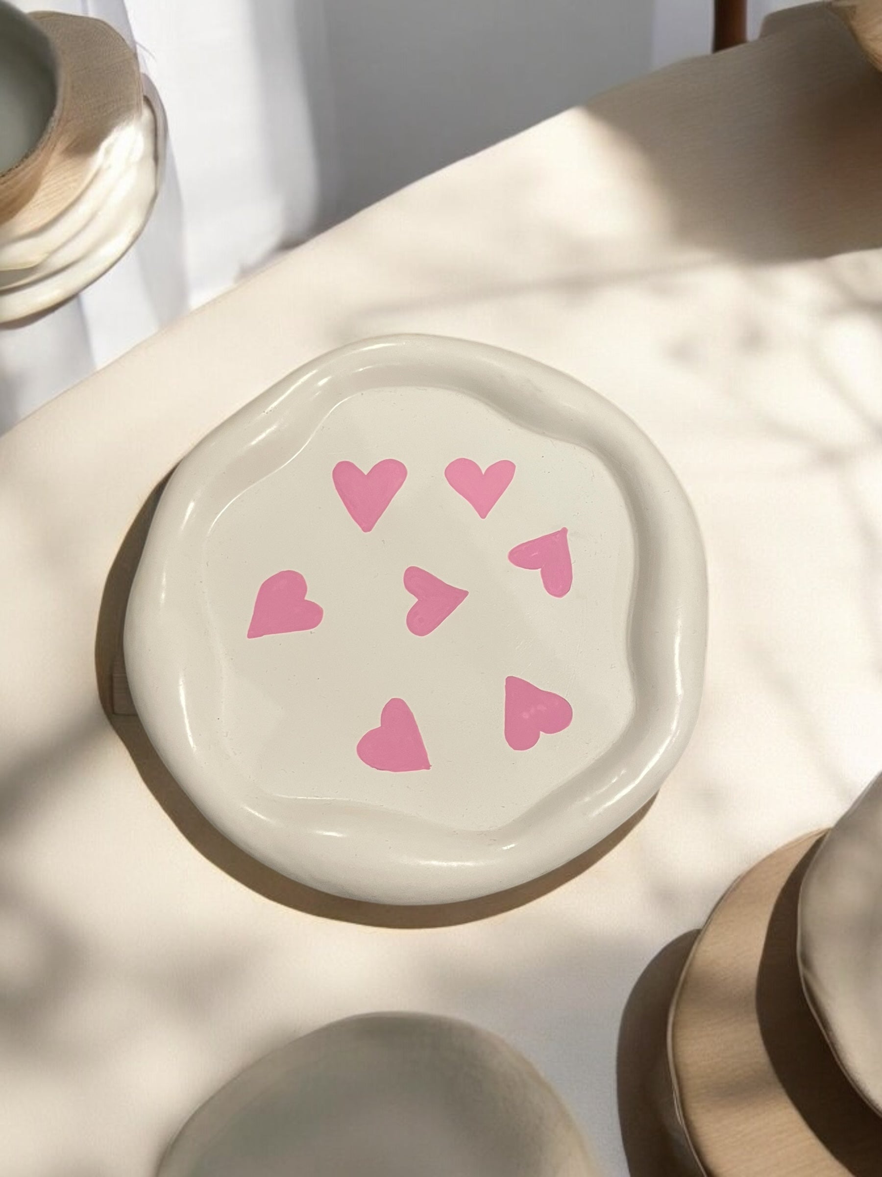 Hearts Go Round Tray