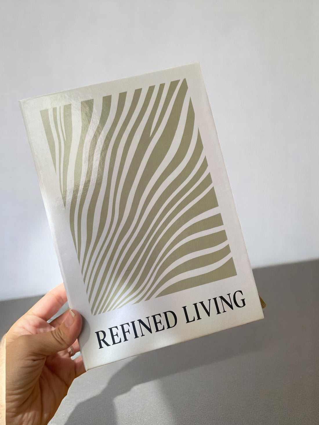 Large Refined Living Faux Book