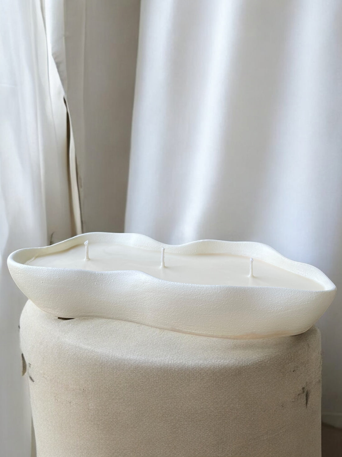 Irregular Oval Candle Bowl