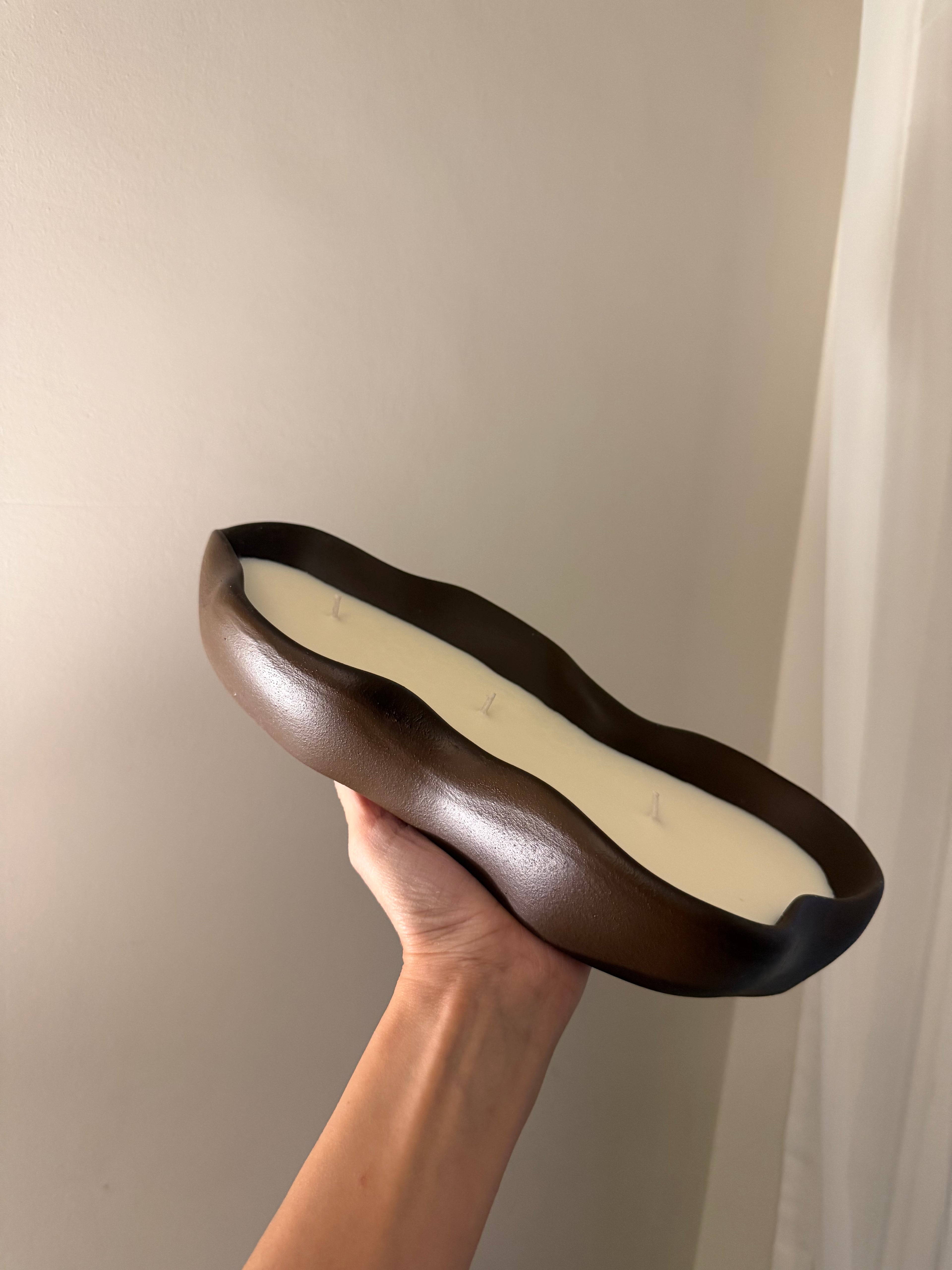 Irregular Oval Candle Bowl