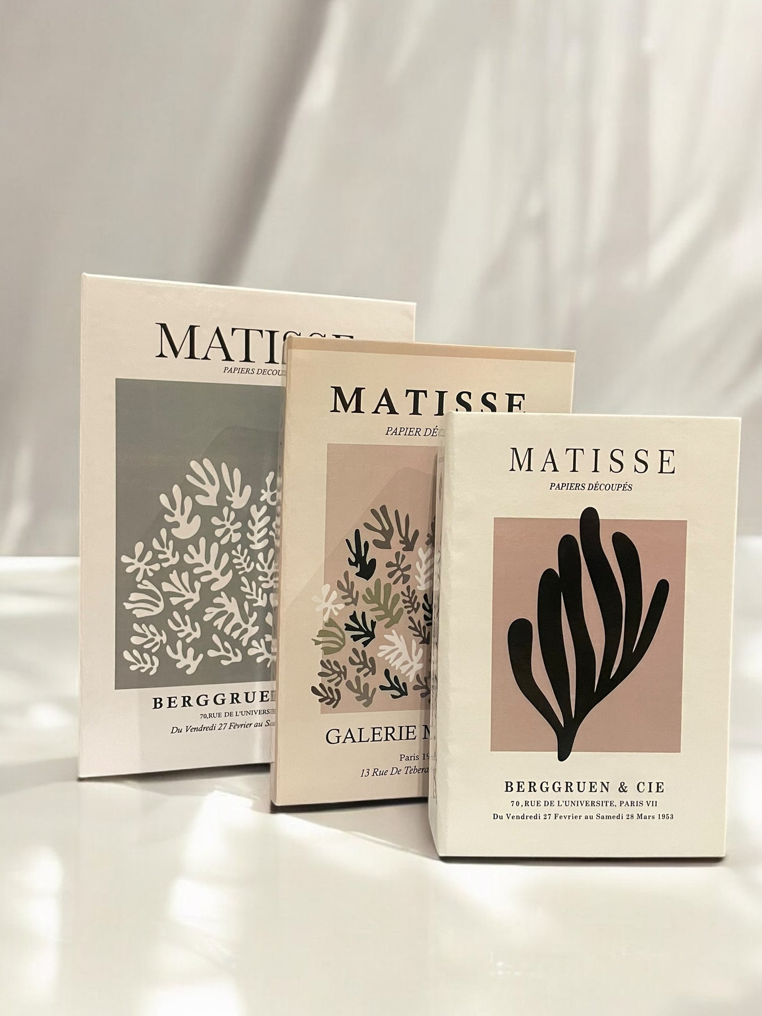 Matisse Trio Faux Books