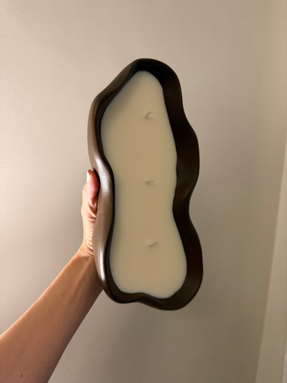 Irregular Oval Candle Bowl