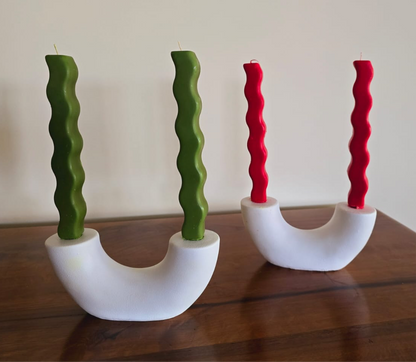 U Shaped Candle Holder