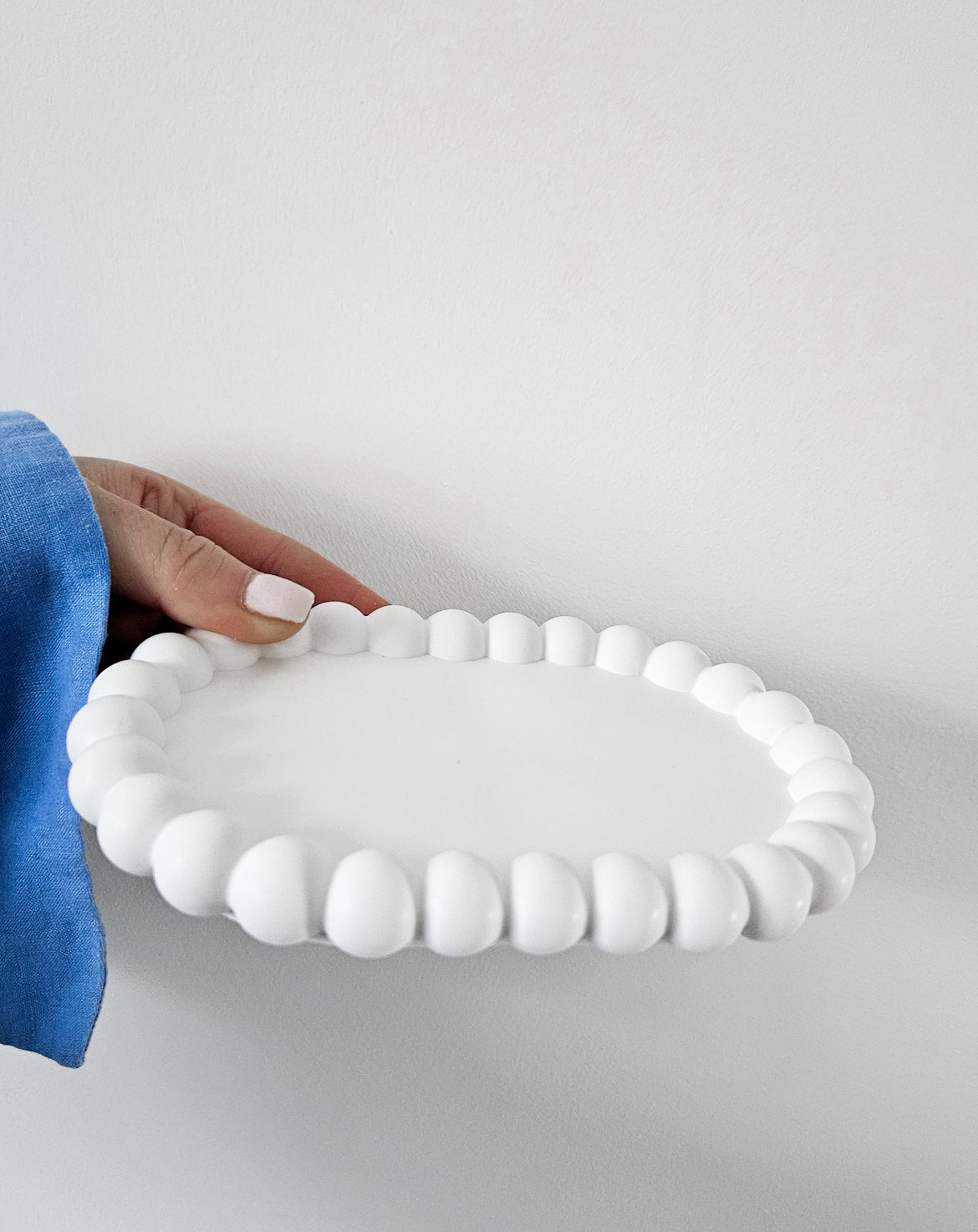 Bubbly Oval Tray