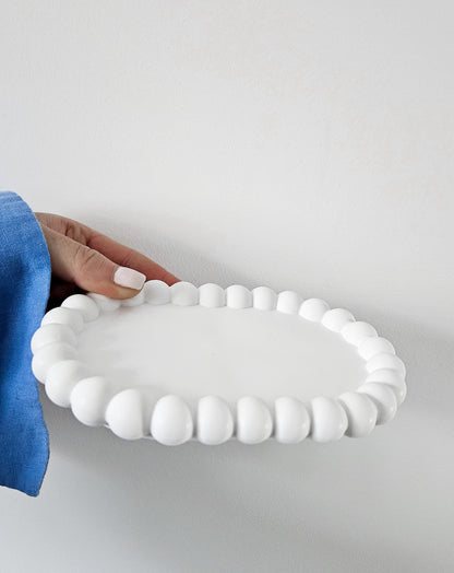 Bubbly Oval Tray