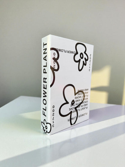 Medium Noir Flower Fake Book