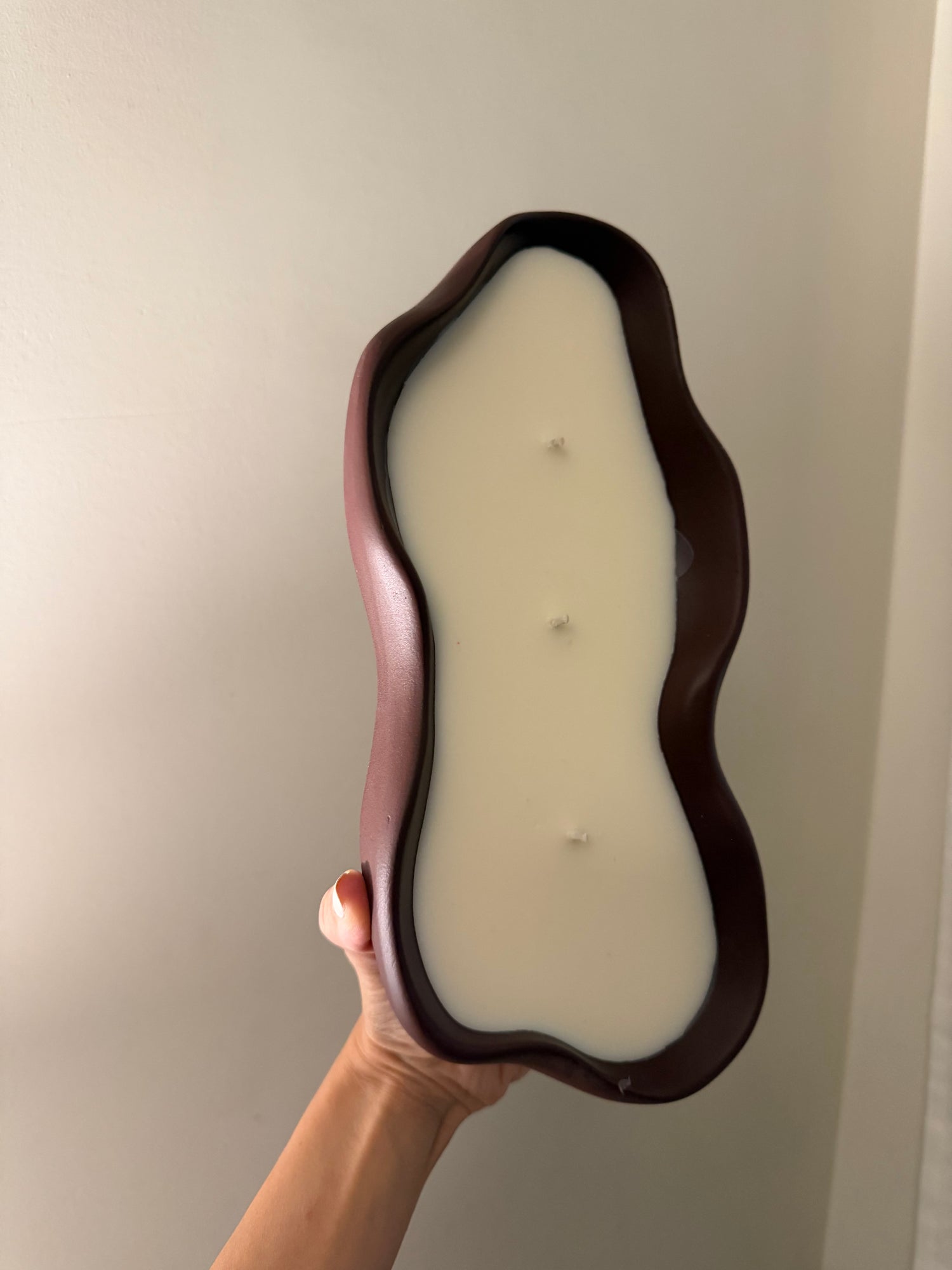 Irregular Oval Candle Bowl