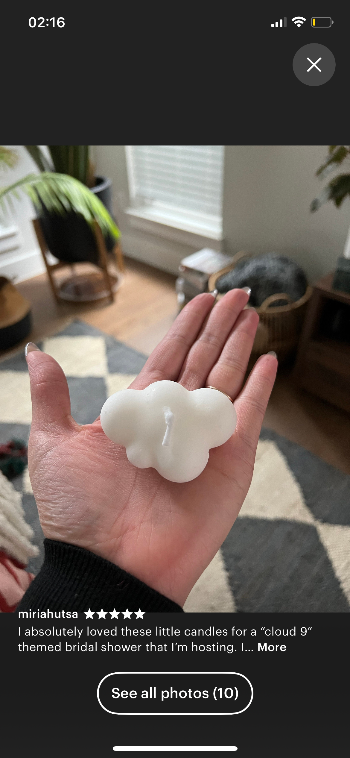 Large Vanilla Cloud