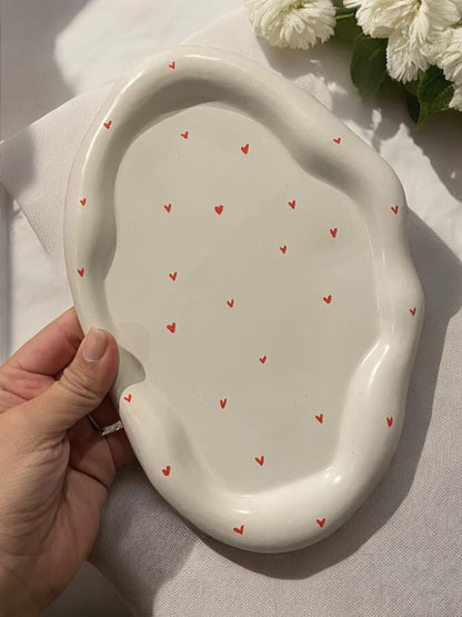 Hearts Cloudy Tray