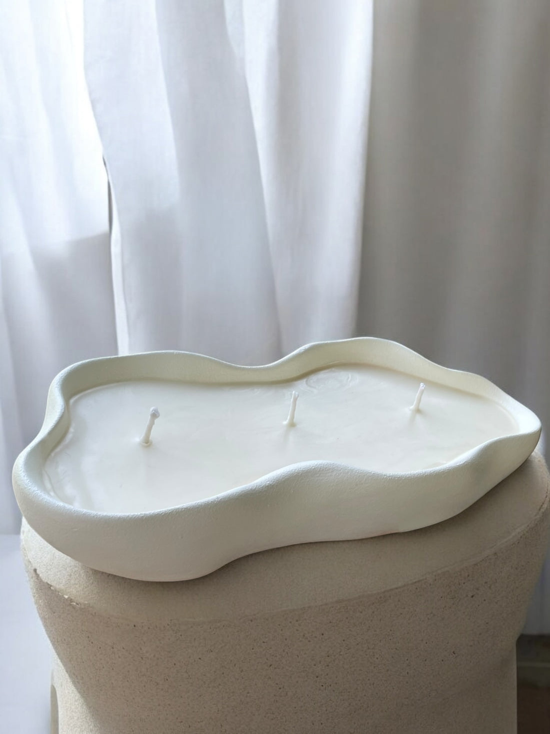 Irregular Oval Candle Bowl
