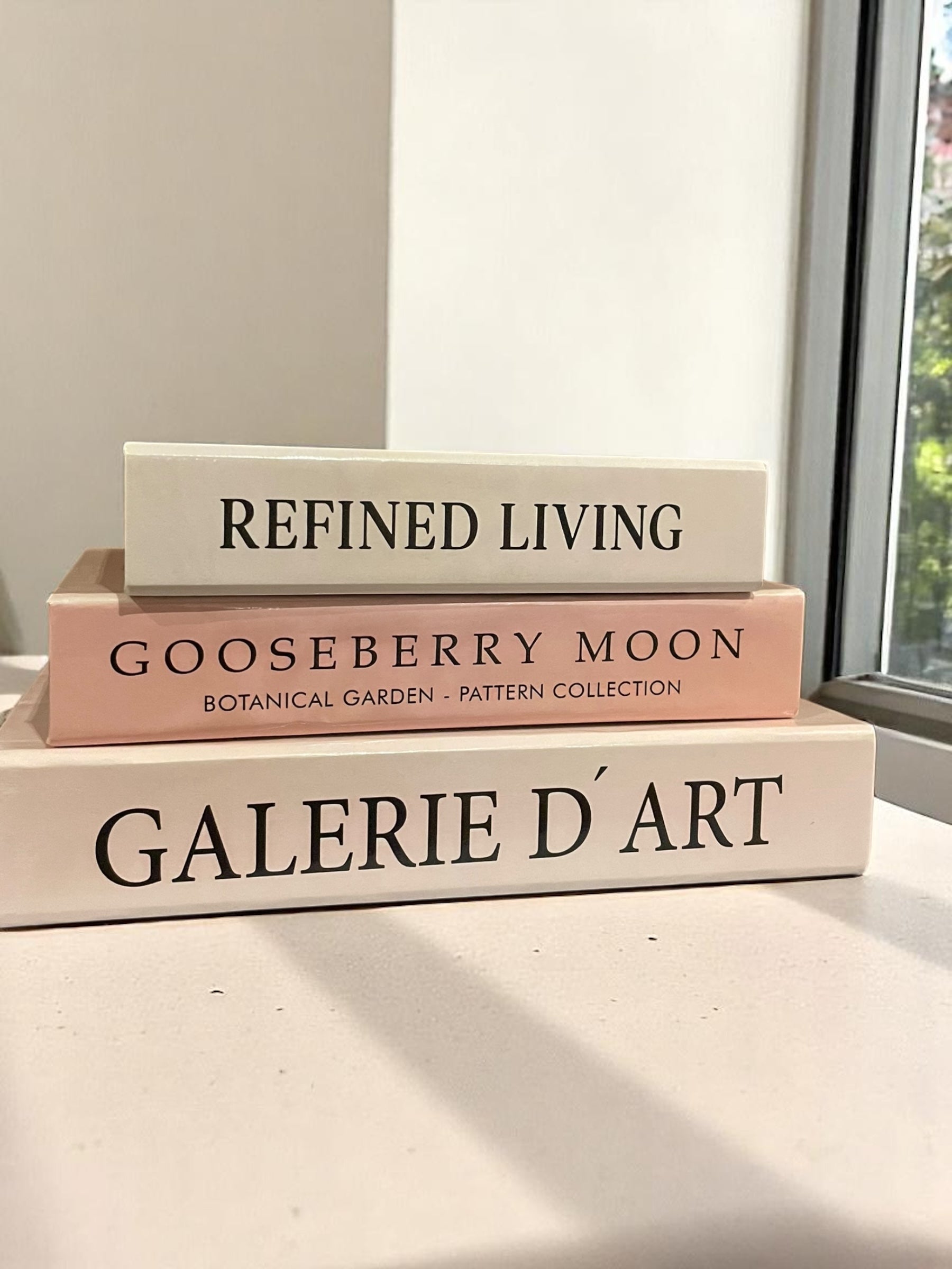 Timeless Set Faux Books