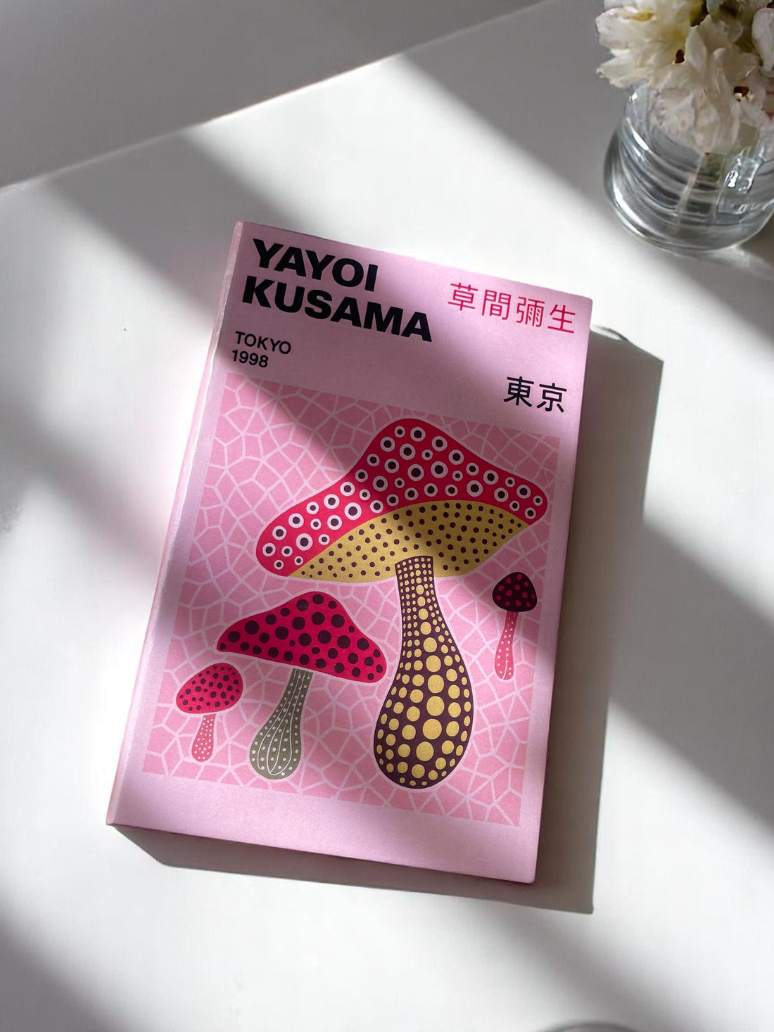 Small Kusama Mushroom Faux Book
