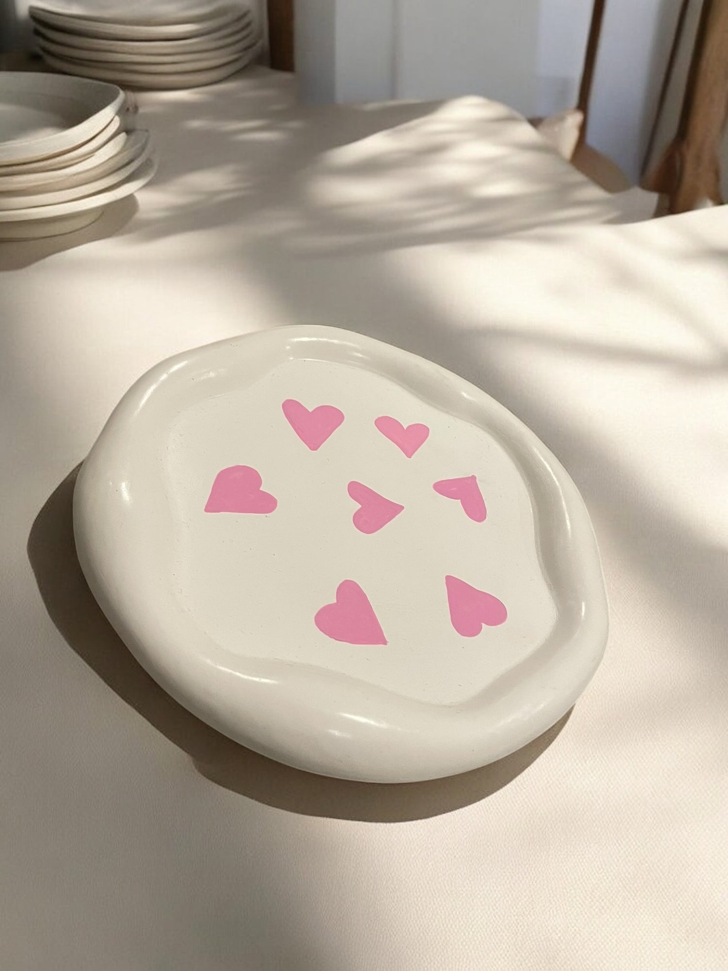 Hearts Go Round Tray