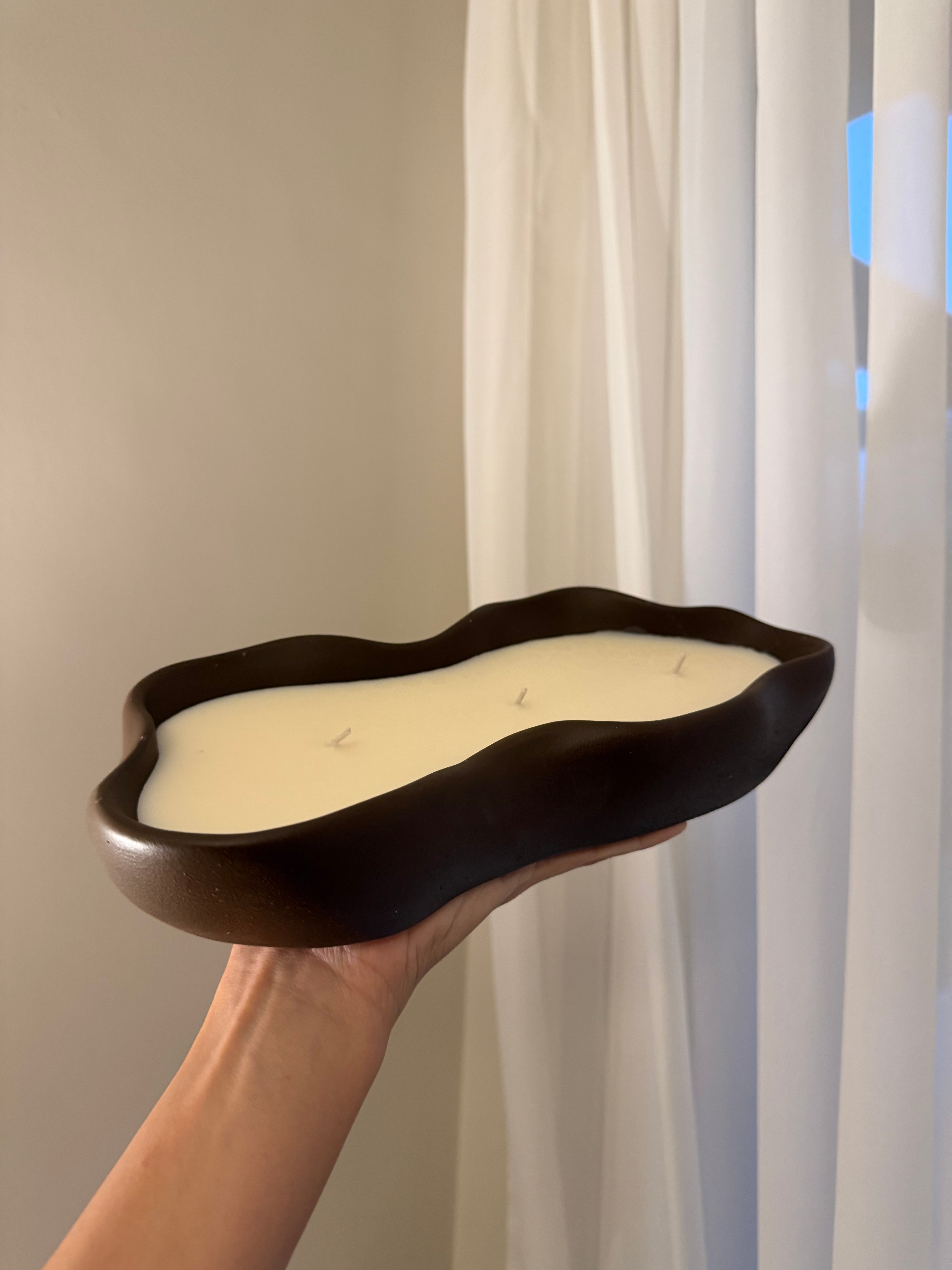 Irregular Oval Candle Bowl