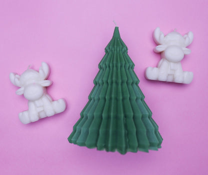 Sweeping Christmas Tree Candle
