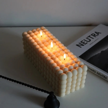 Mega Bubble Cube Candle
