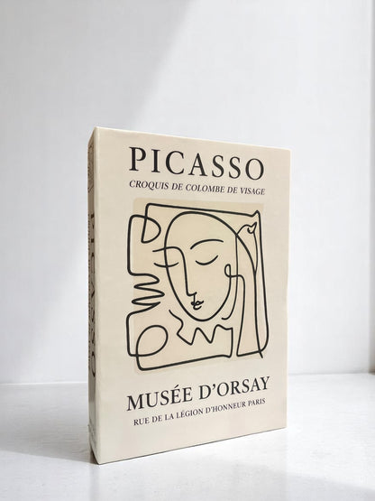 Large Cubist Picasso Faux Book