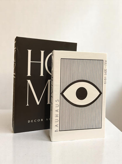Monochrome Reflections Faux Books