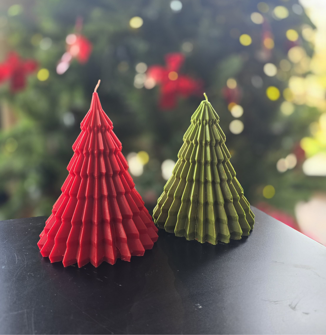 Sweeping Christmas Tree Candle