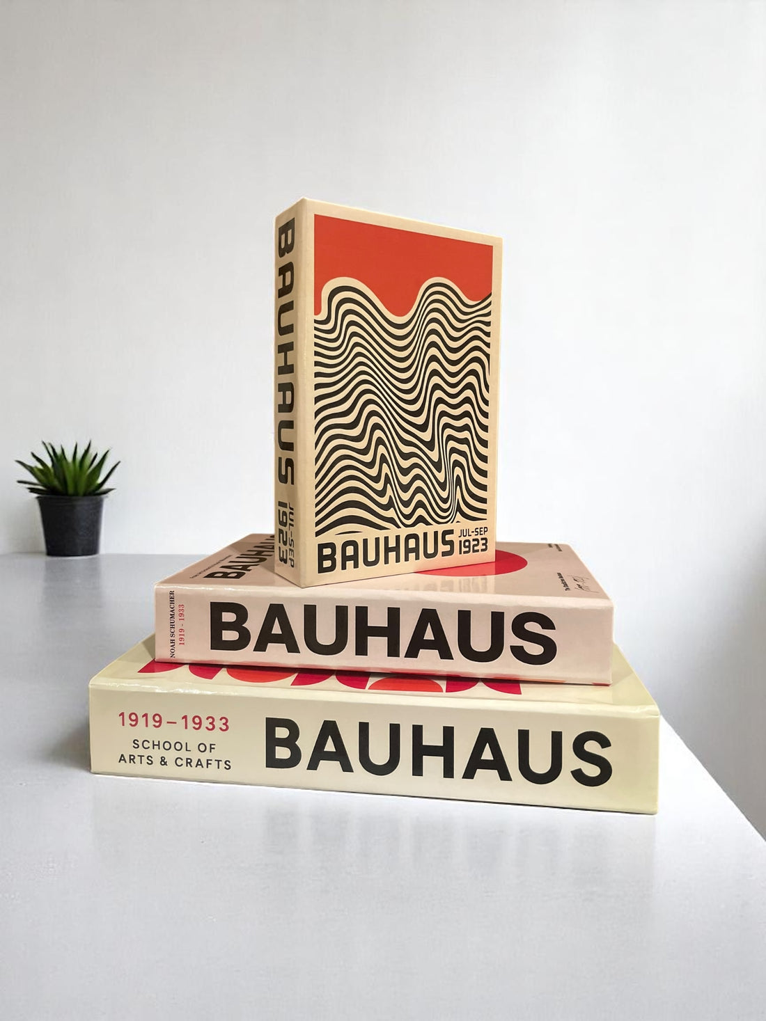 Bauhaus Trio Faux Books