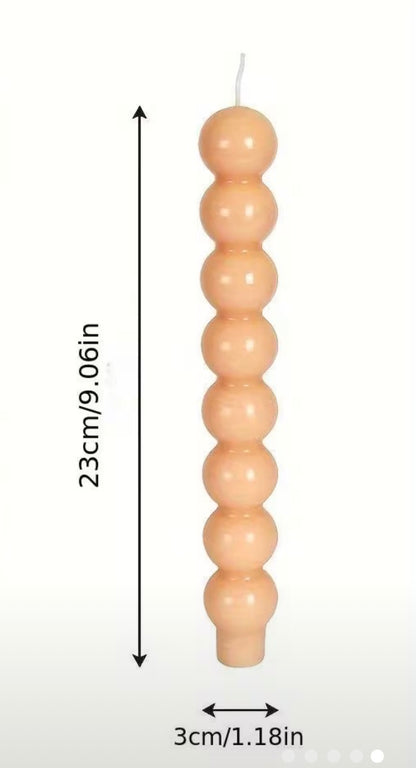 Two Bobbles Taper Candles