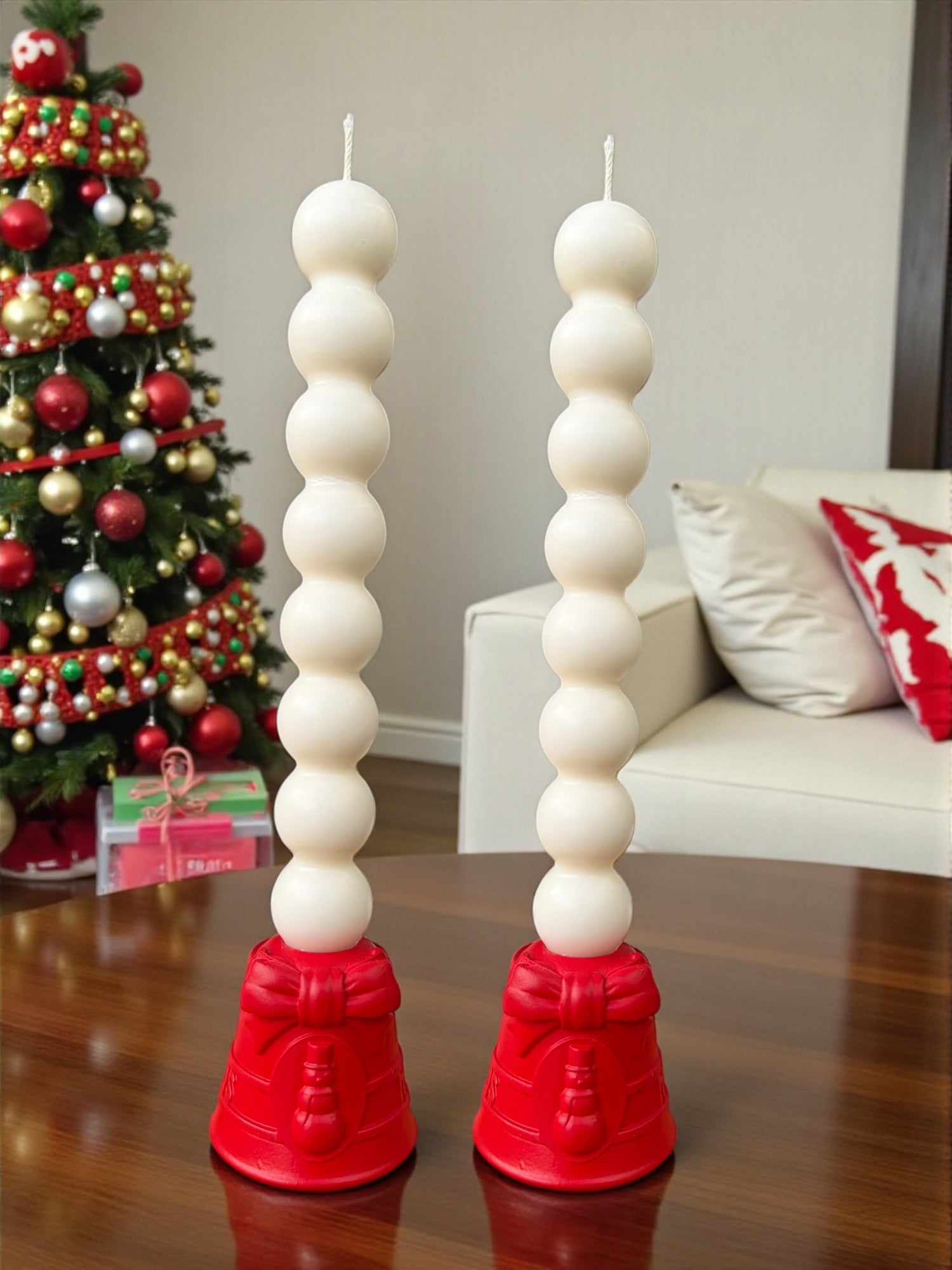 Winter Icons Christmas Candle Holders