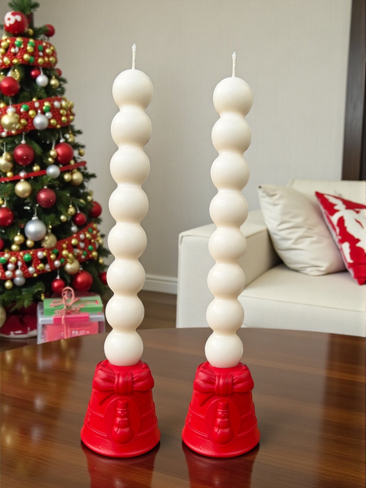 Winter Icons Christmas Candle Holders