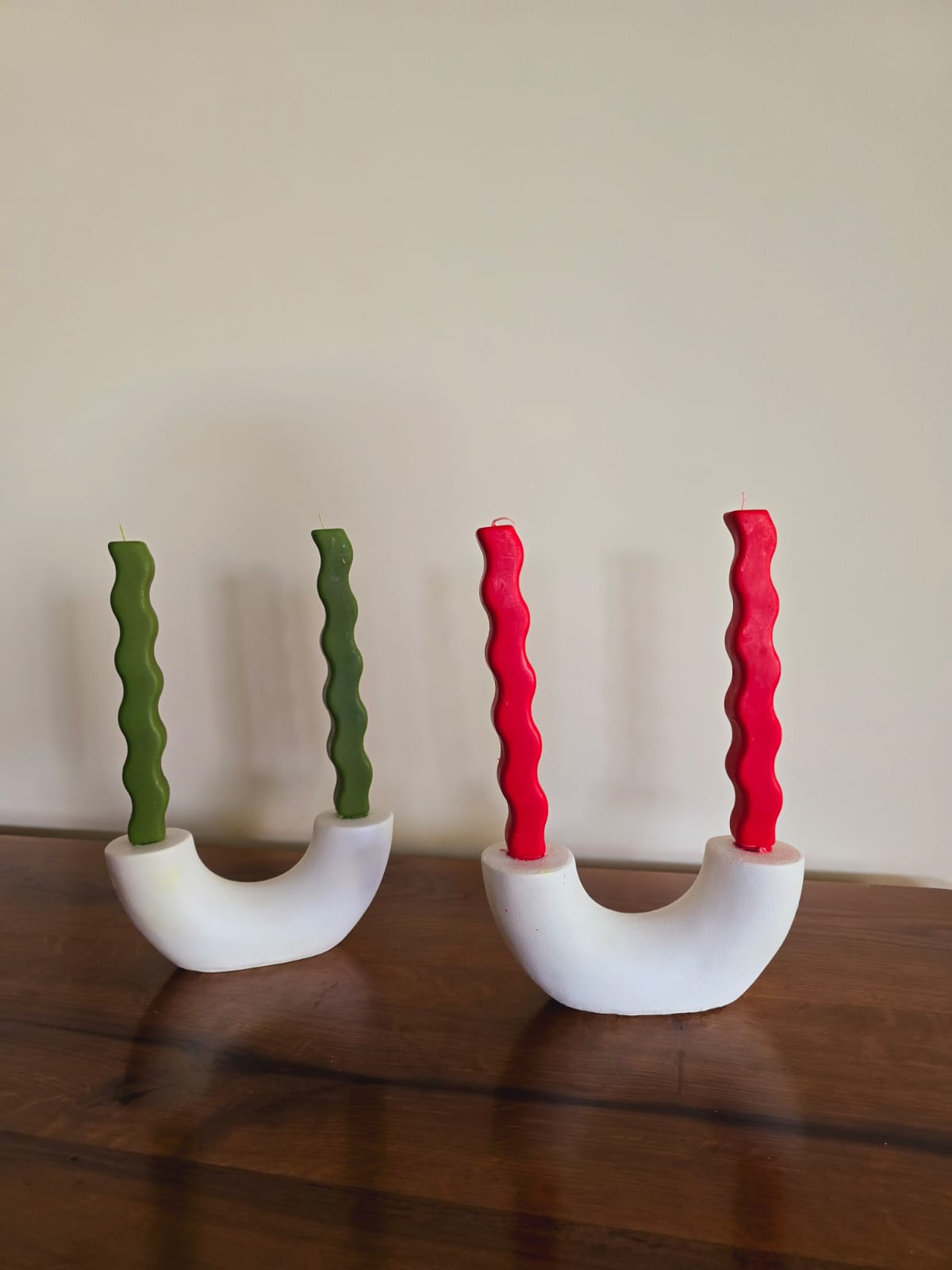 U Shaped Candle Holder